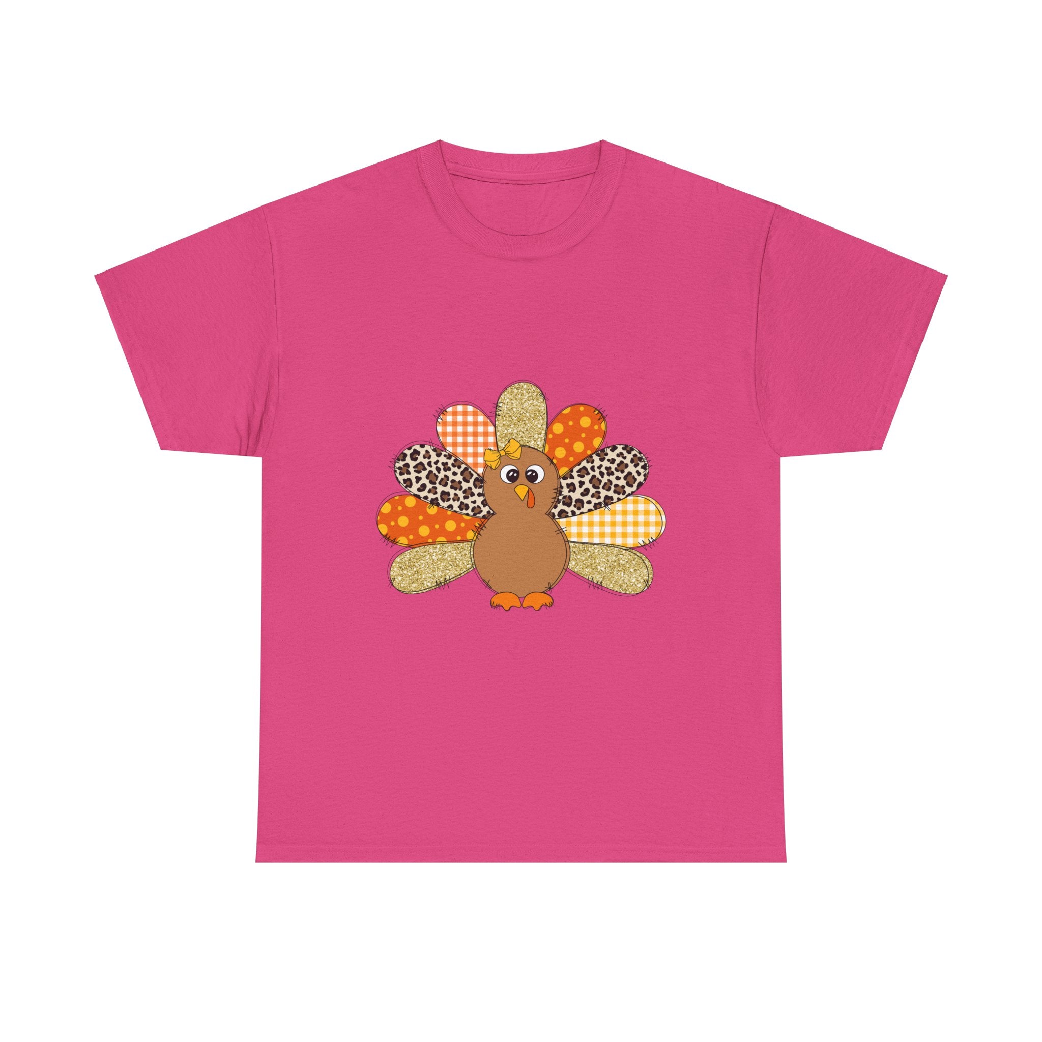 Patchwork Turkey Thanksgiving T-Shirt