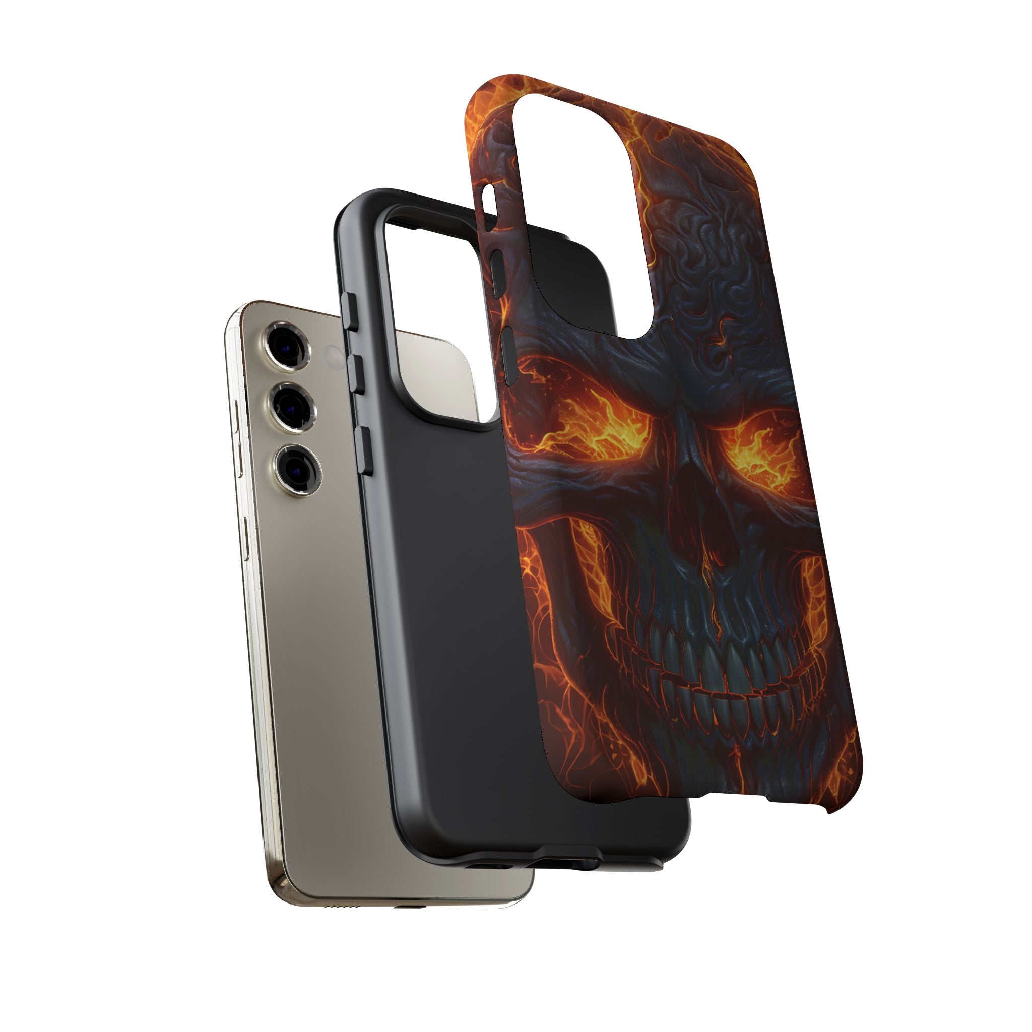 Fiery Skull Samsung Case