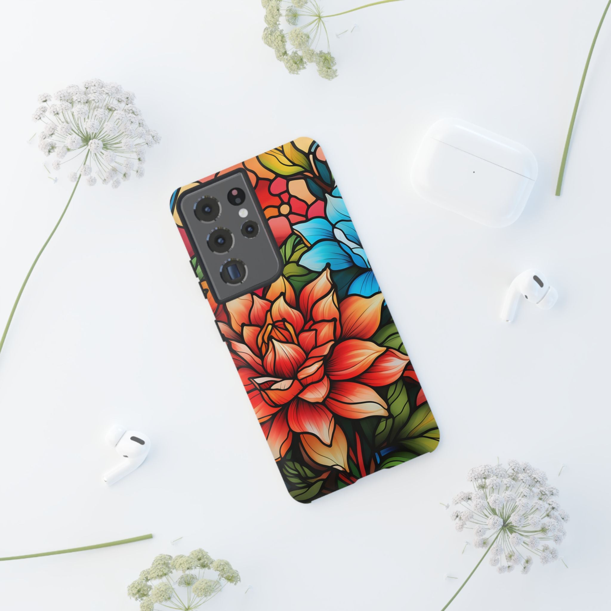 Stained Glass Floral Samsung Case