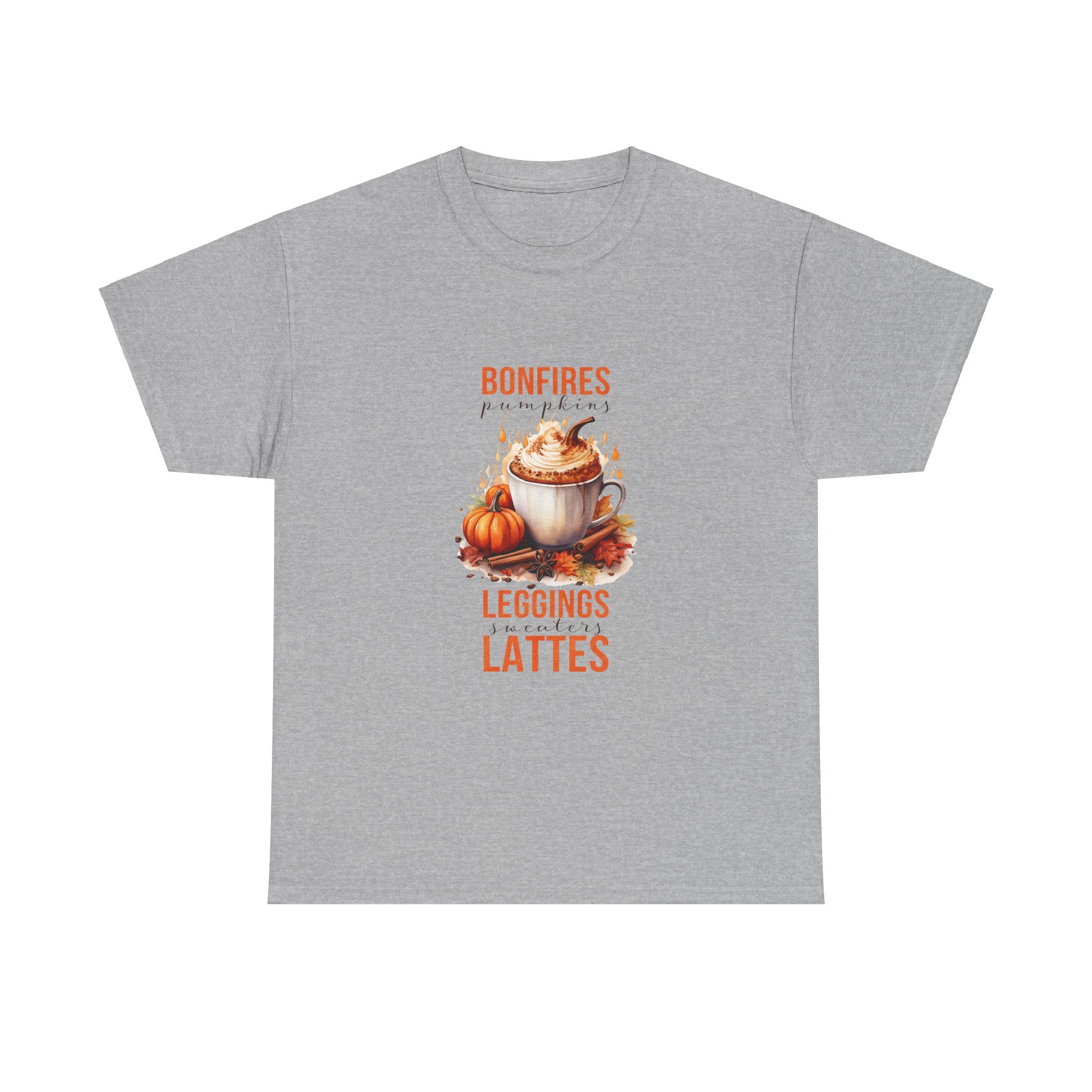 Cozy Autumn Bonfires & Pumpkins Tee