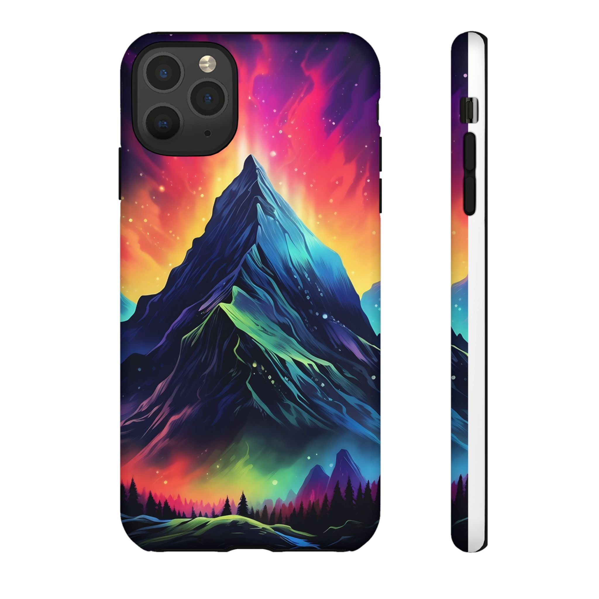 Cosmic Mountain iPhone Case - Hexagon Stone