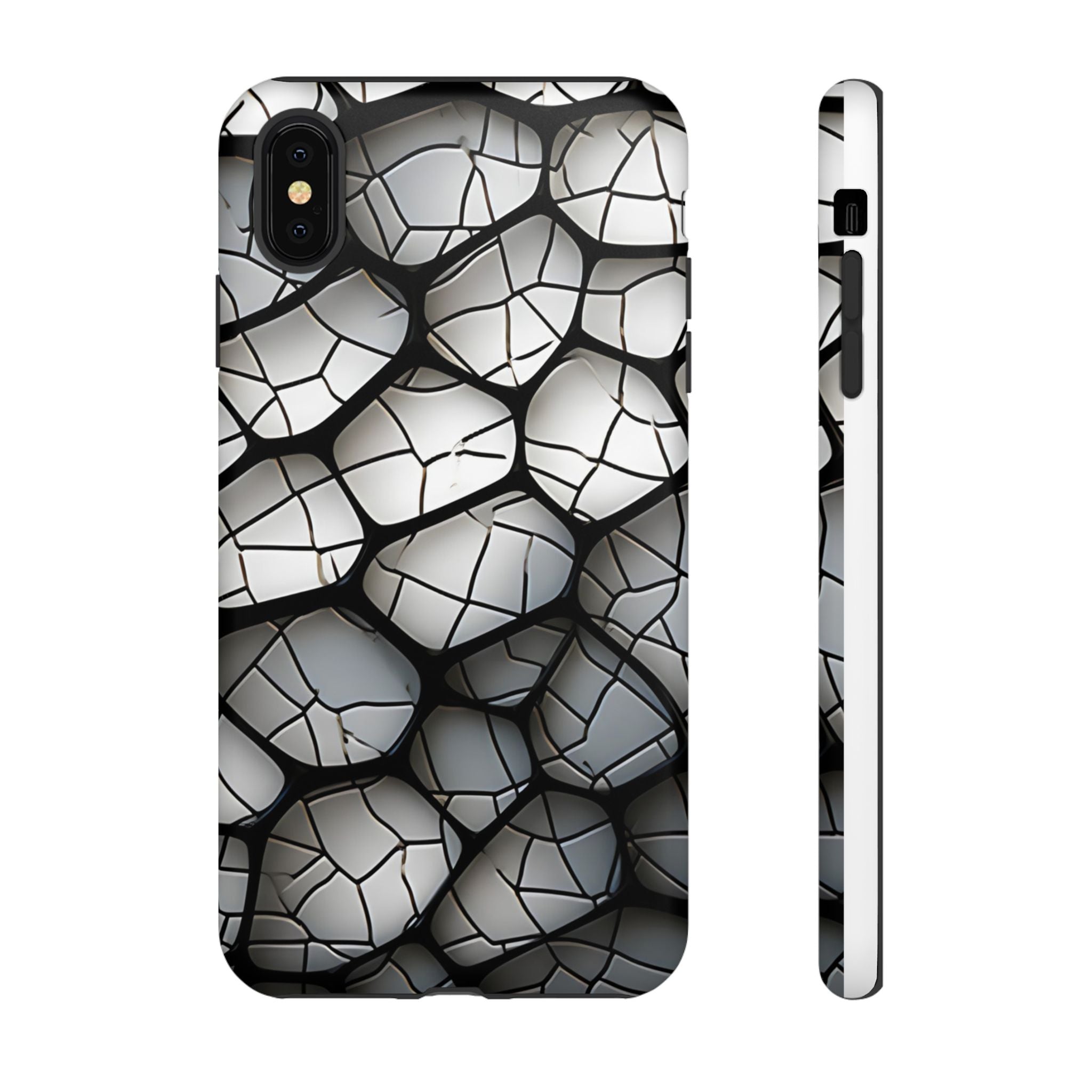 Abstract Mosaic iPhone Case - Textured & Chic