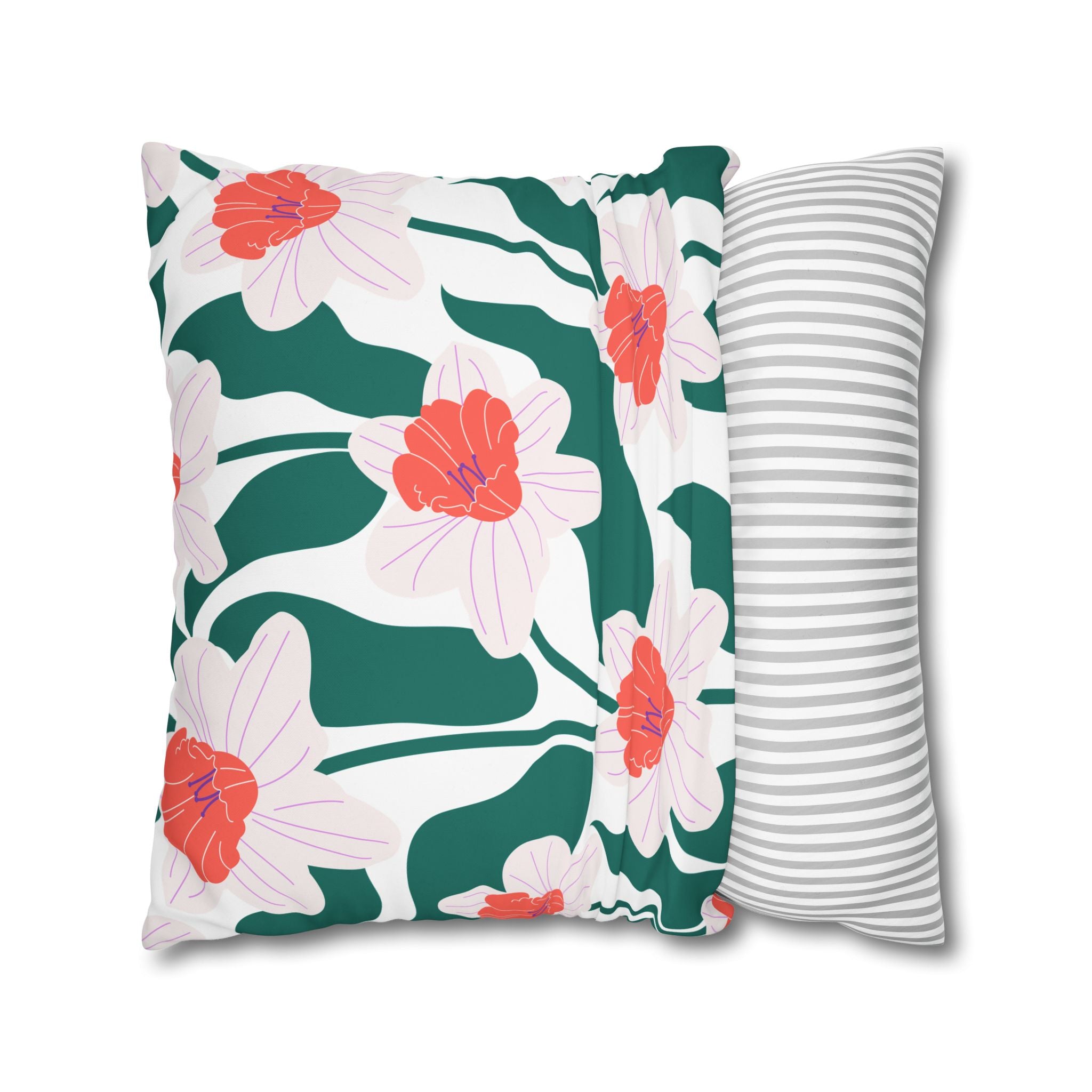 Daffodil Pillowcase - Modern Floral Design