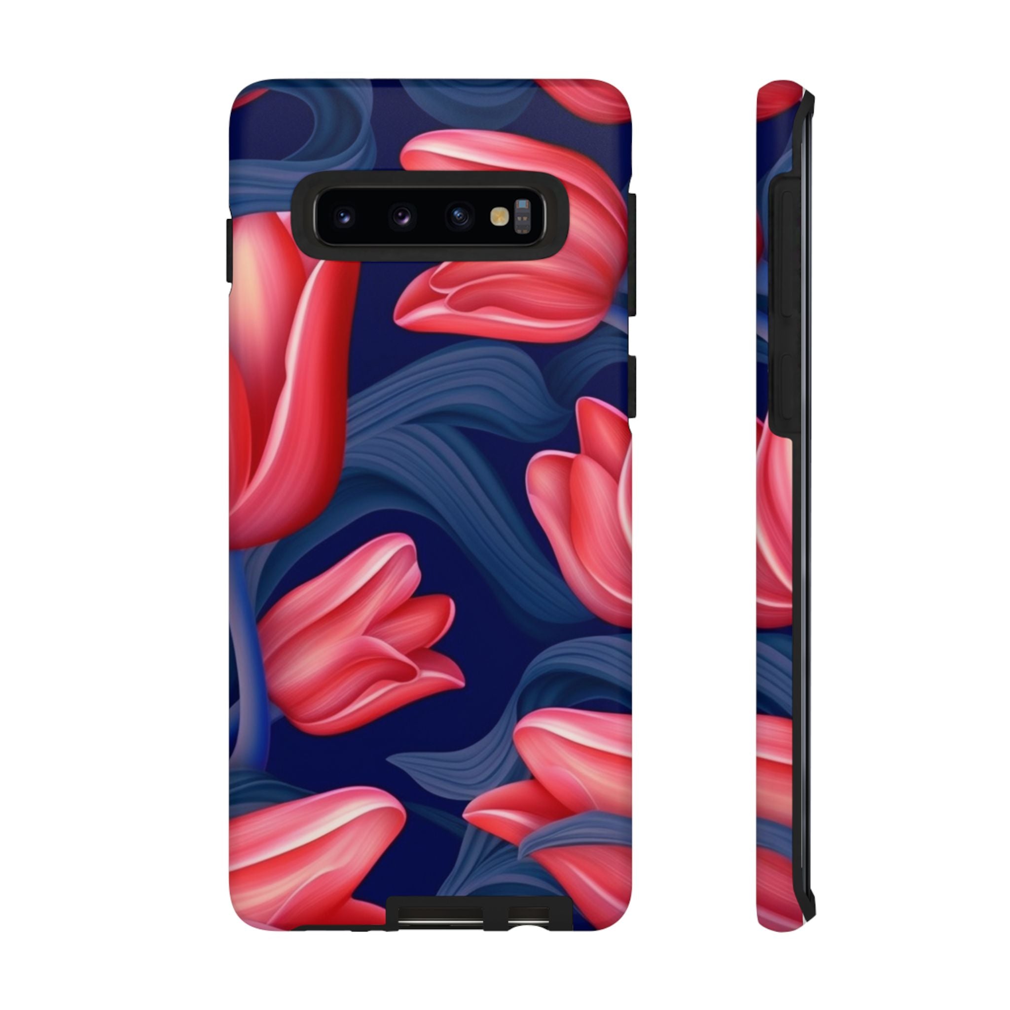 Red Tulip Samsung Case - Elegant Phone Cover