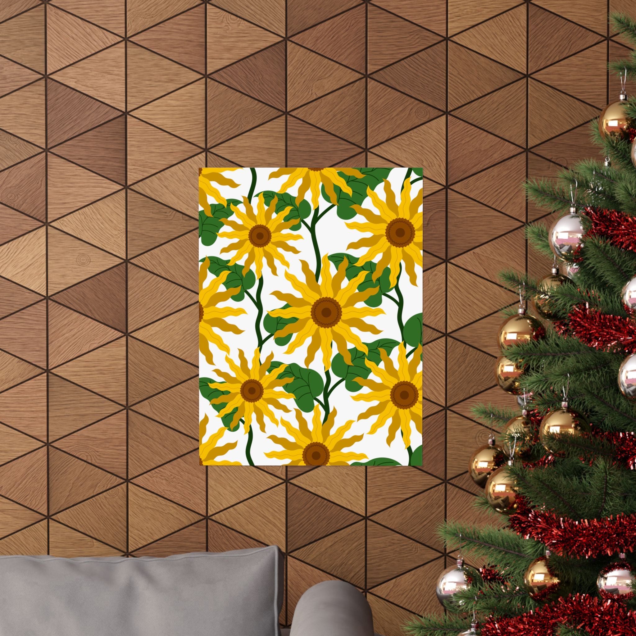 Bold Sunflower Poster - Floral Art Print