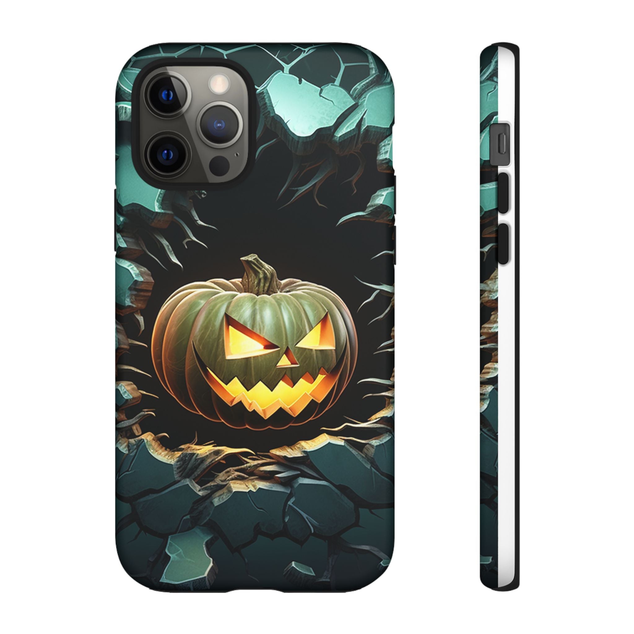 Spooky Jack-o'-Lantern Hexagon iPhone Case