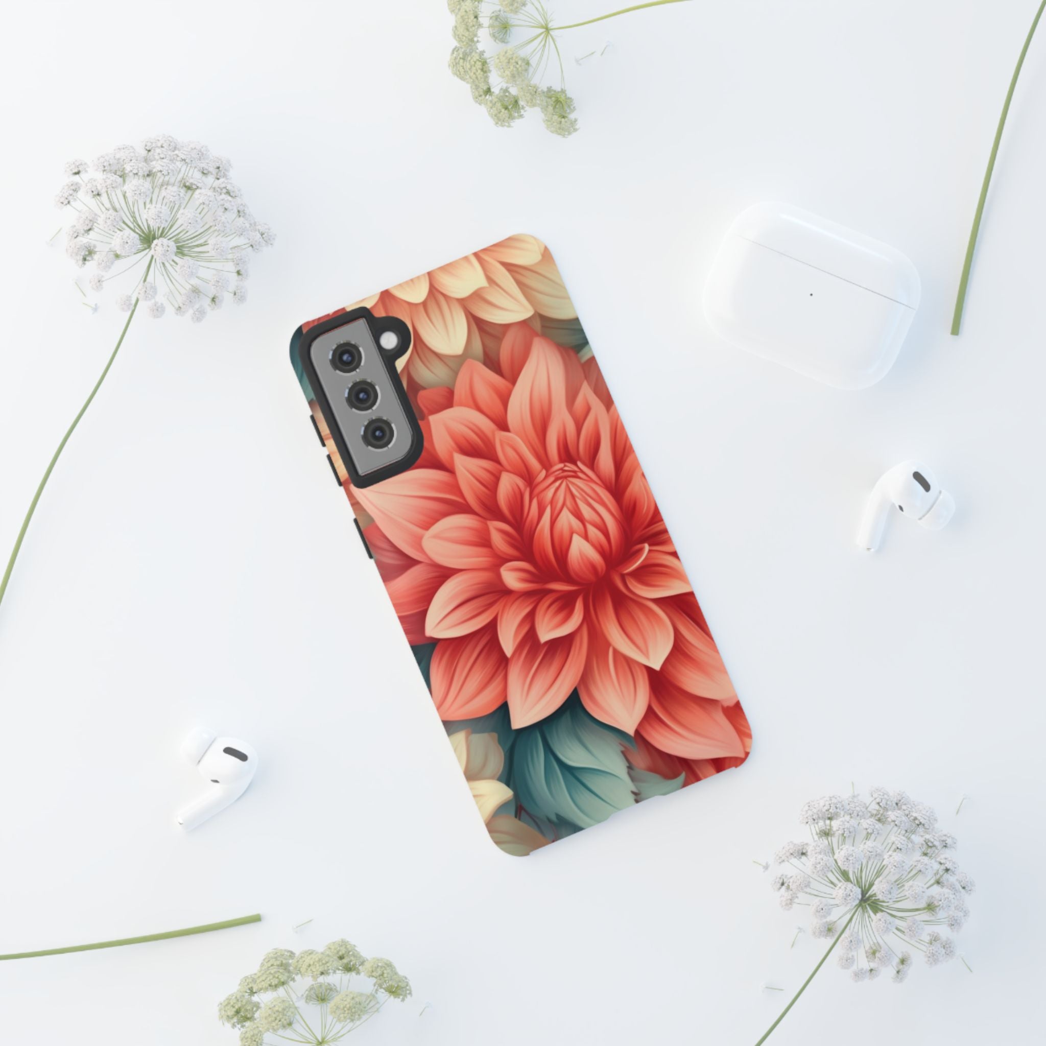 Dahlia Bloom Samsung Phone Case