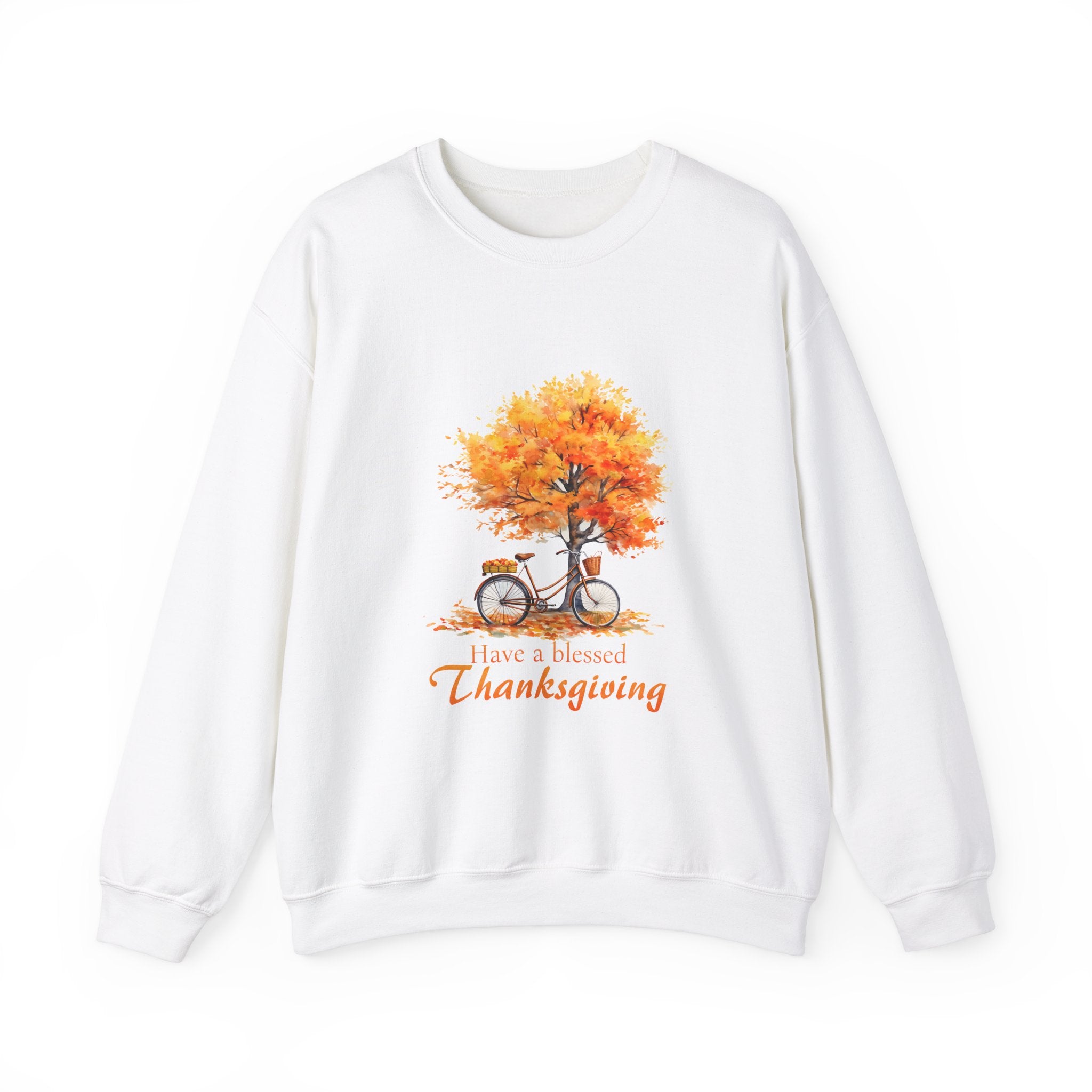 Blessed Thanksgiving Bicycle Sweatshirt