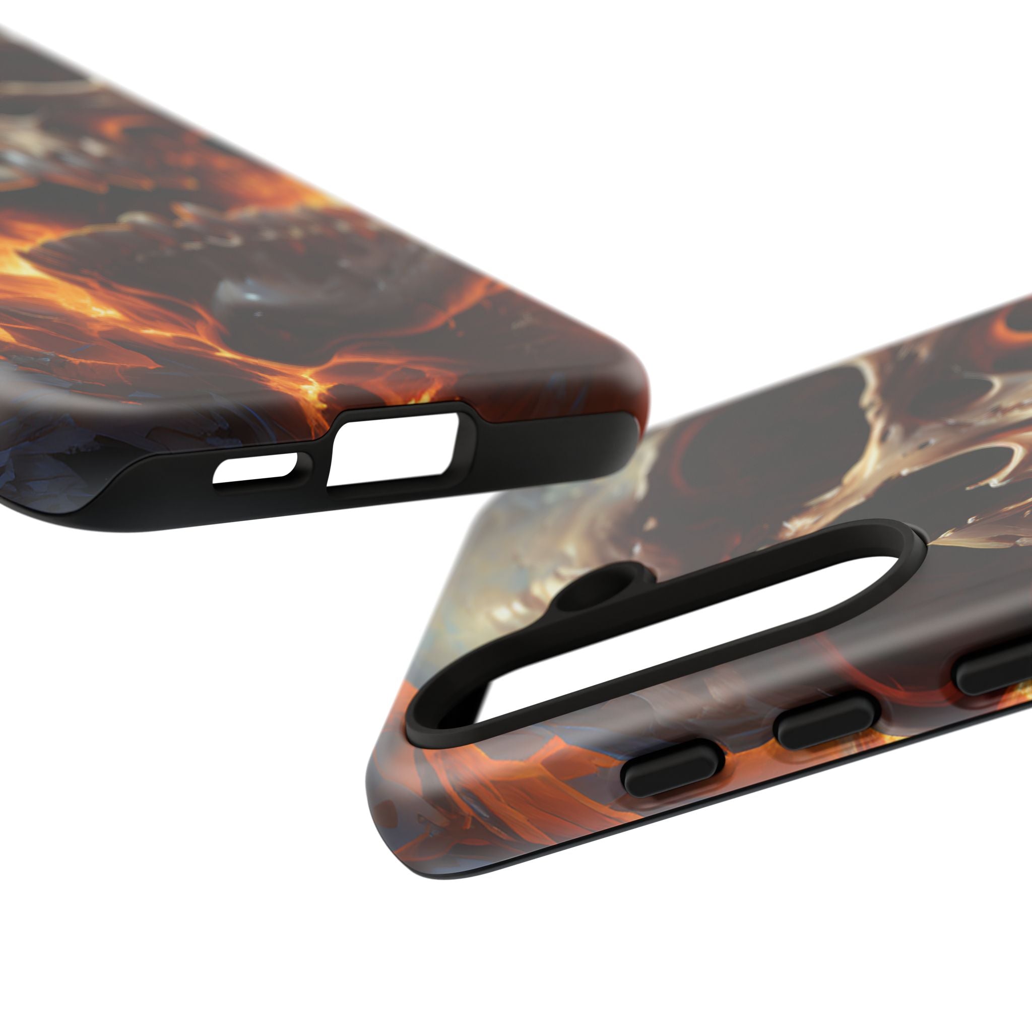 Fiery Skull Samsung Phone Case