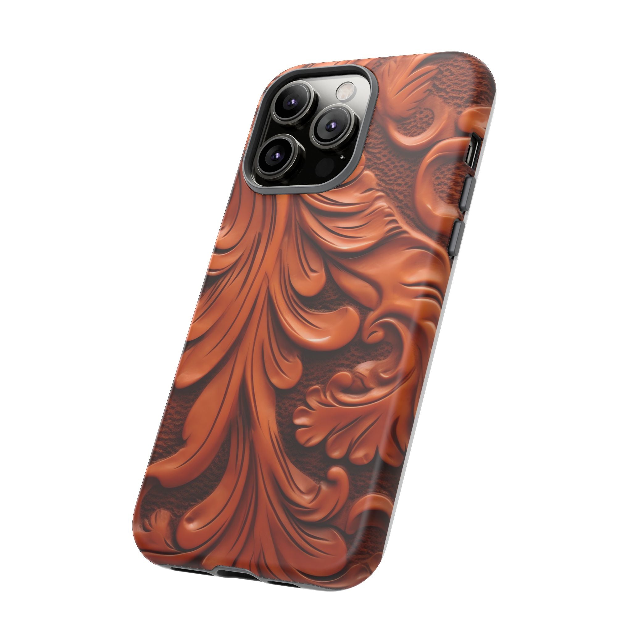 Baroque Acanthus Hexagon iPhone Case