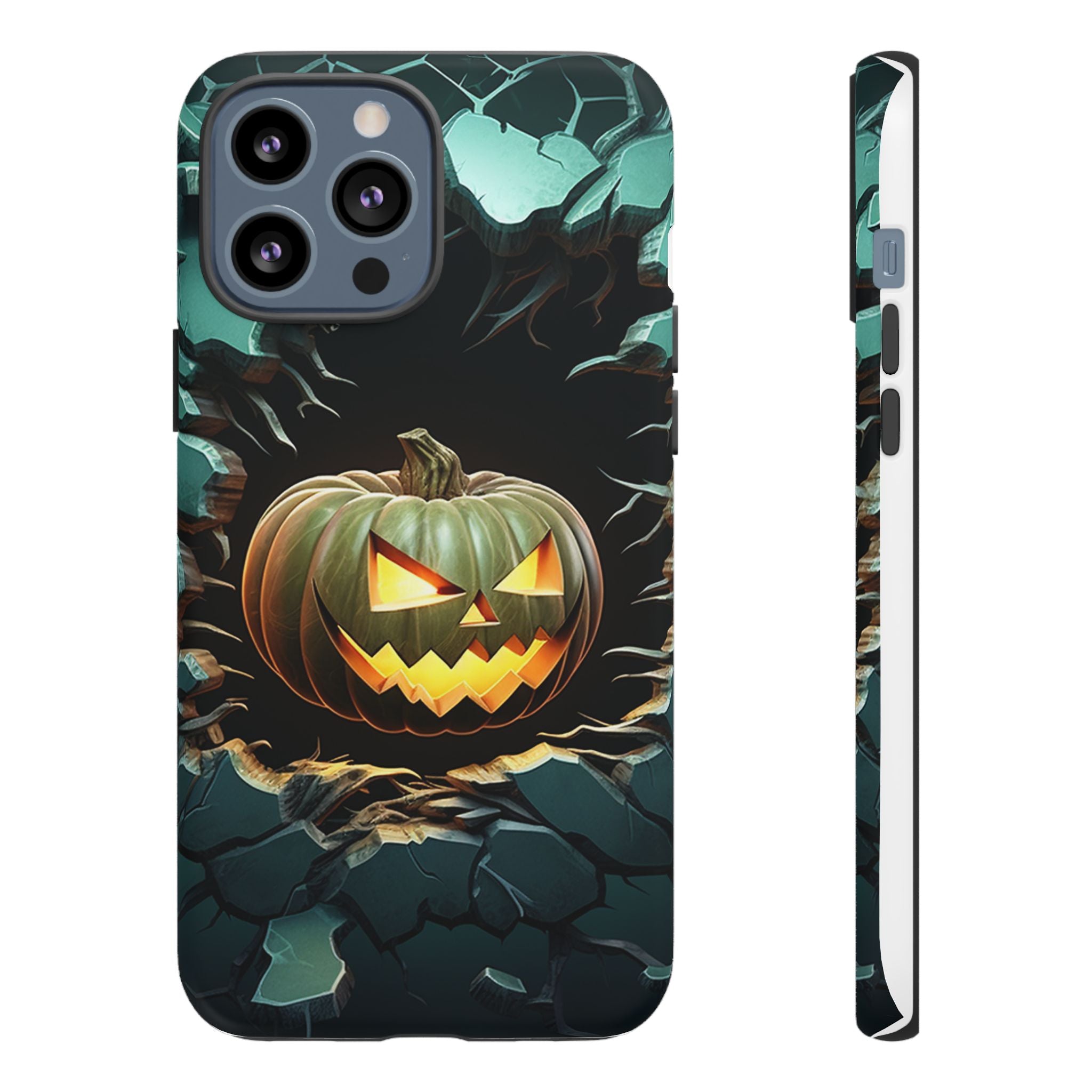 Spooky Jack-o'-Lantern Hexagon iPhone Case