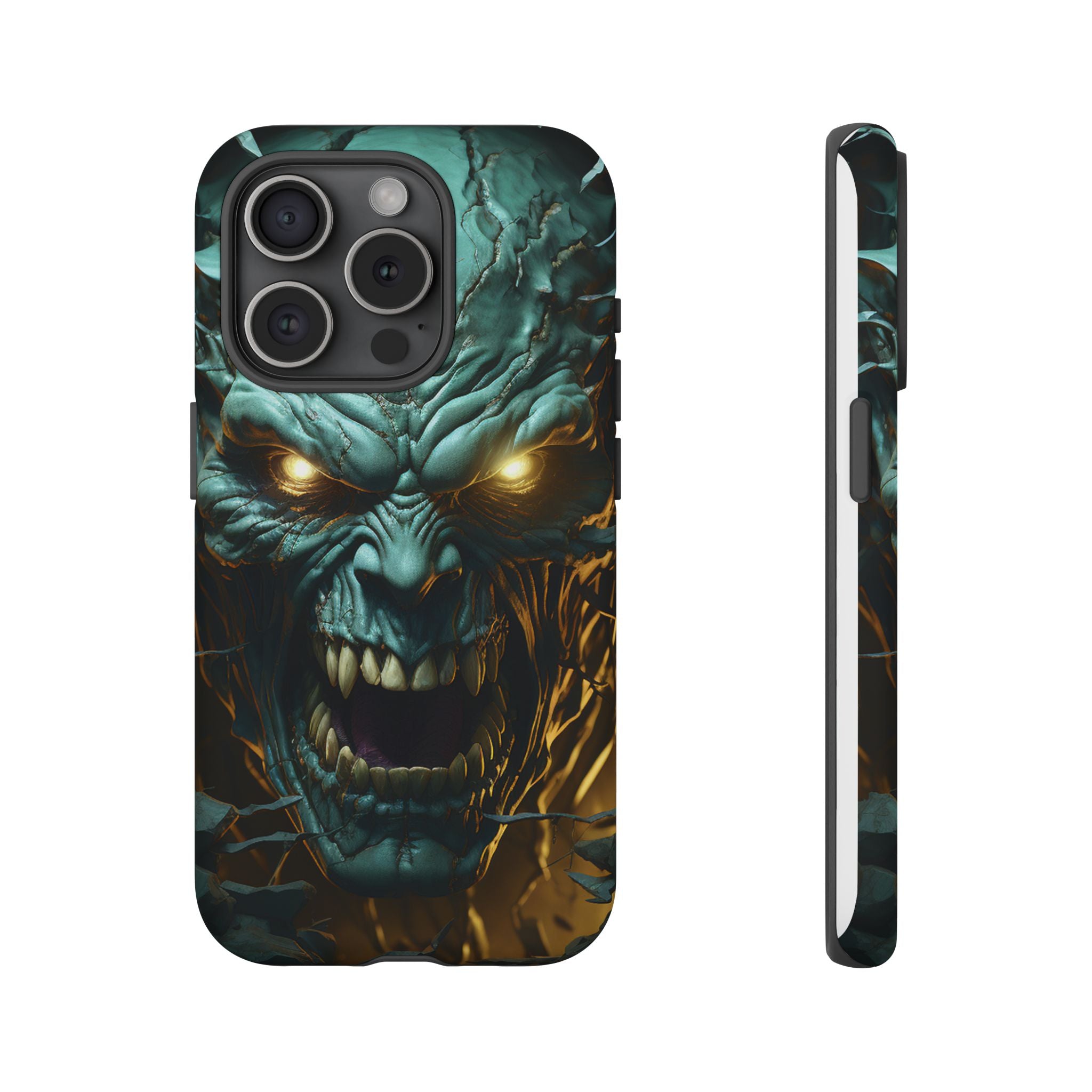 Monstrous Roar Hexagon Stone iPhone Case