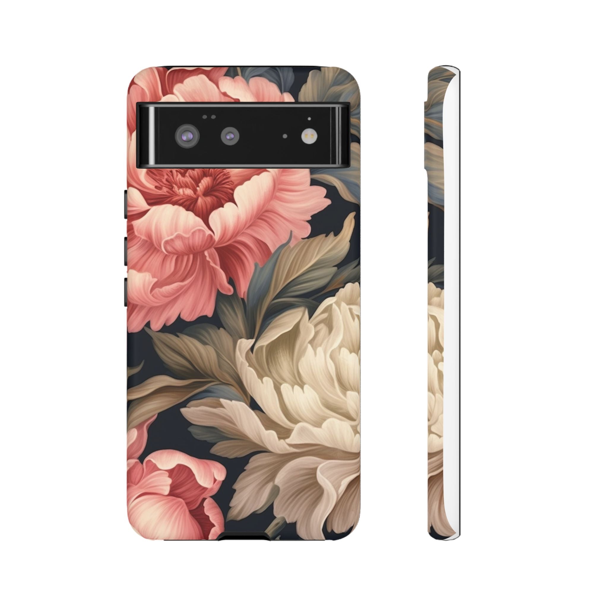 Blush Peony Floral Google Pixel Case (All Models)