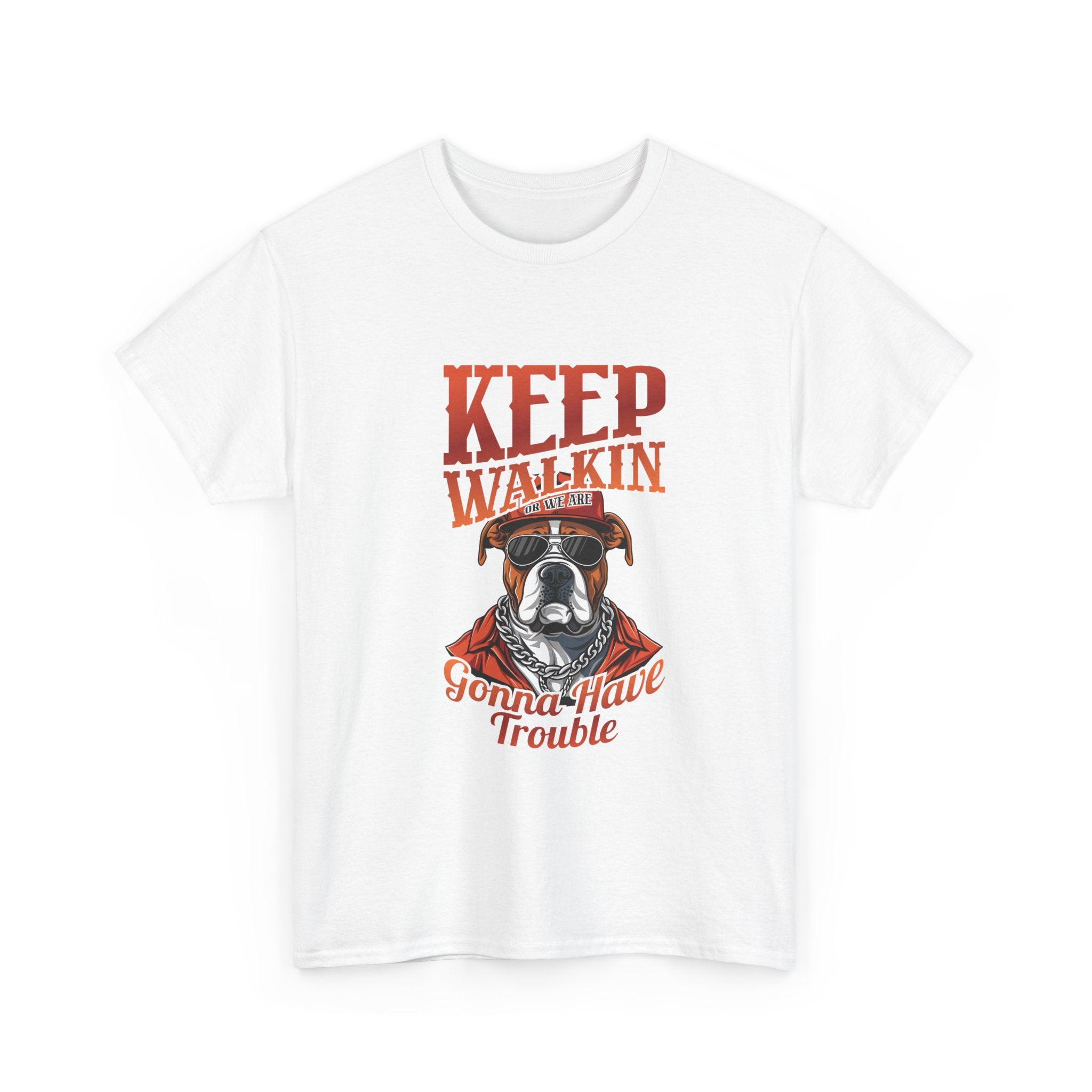 Bulldog Hip-Hop Keep Walkin' Tee