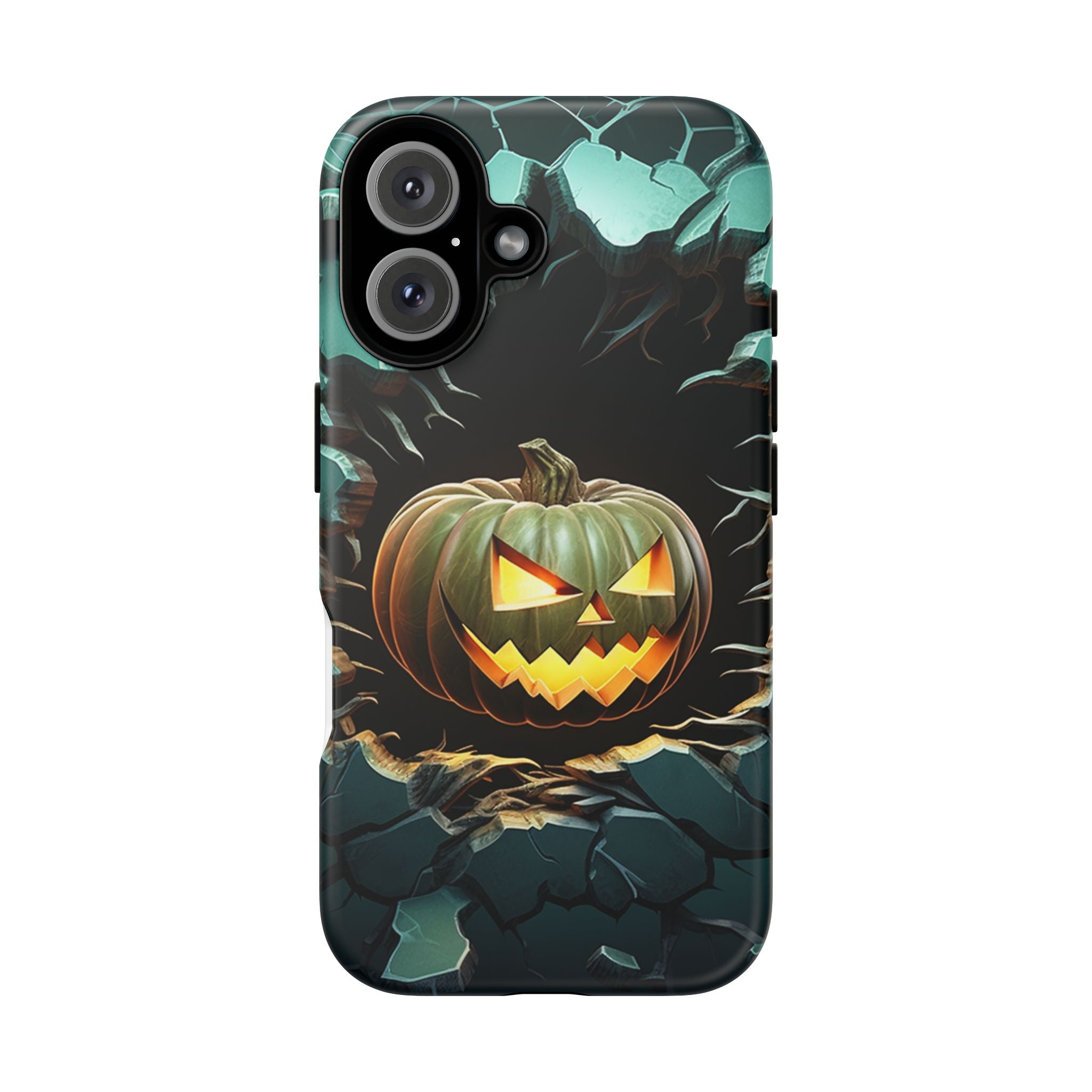 Spooky Jack-o'-Lantern Hexagon iPhone Case