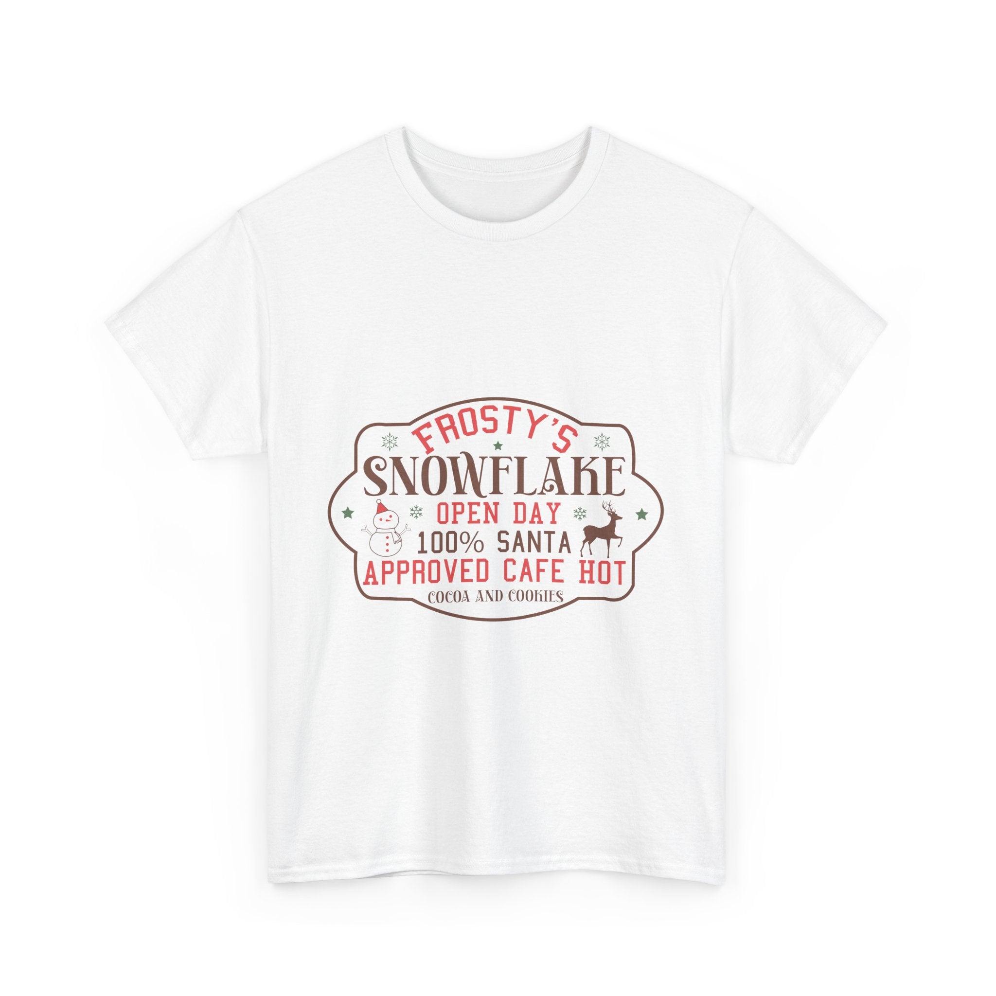 Frosty's Snowflake Cafe Christmas T-Shirt