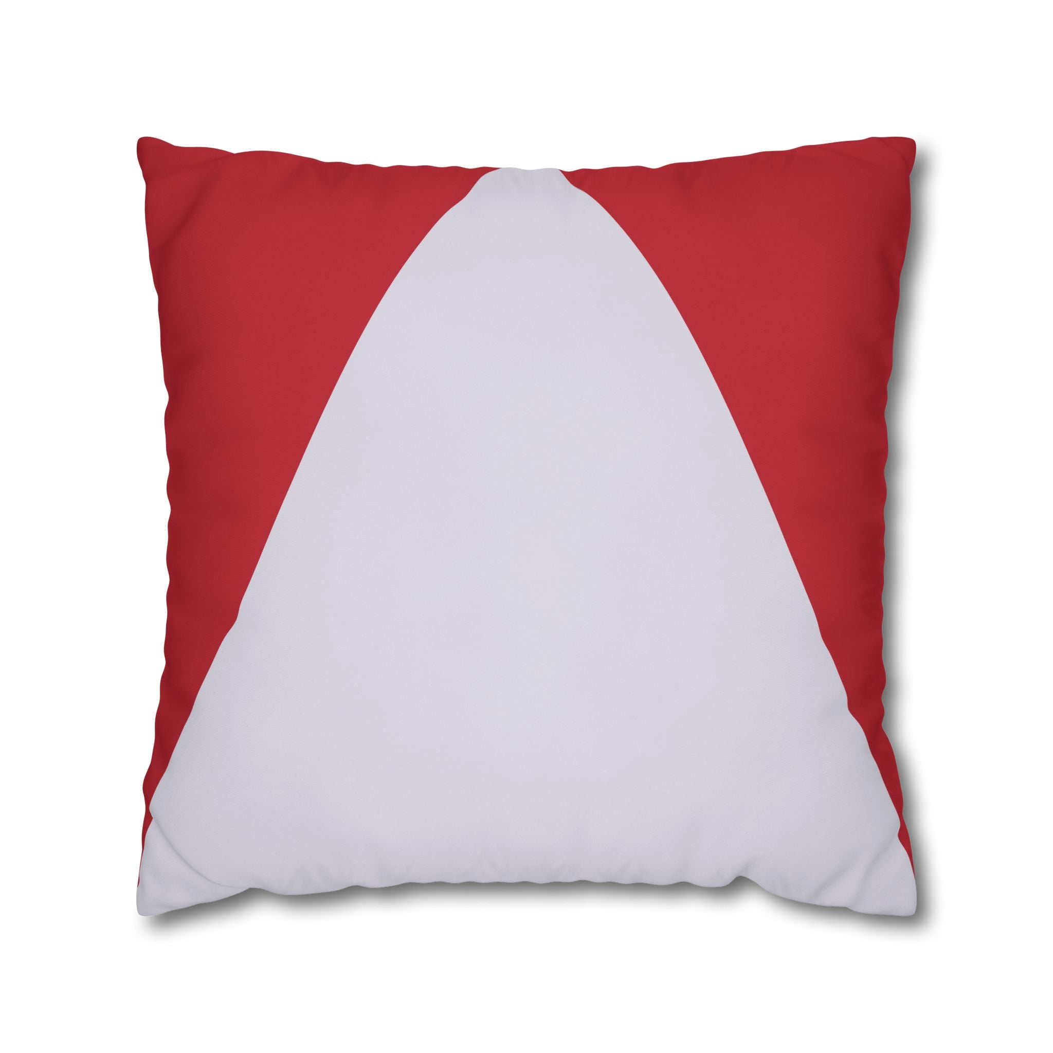 Geometric Crimson & Lavender Pillowcase