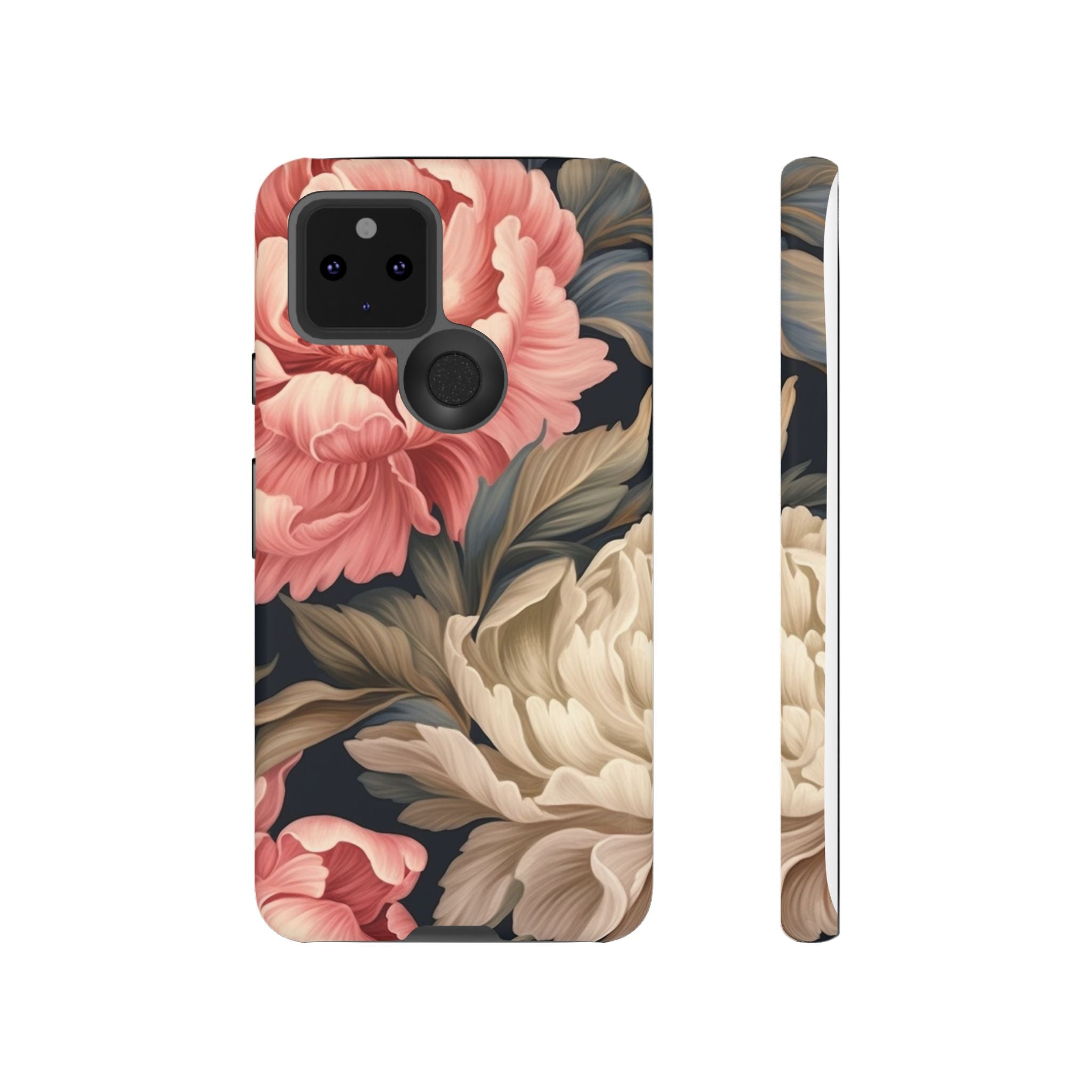 Blush Peony Floral Google Pixel Case (All Models)