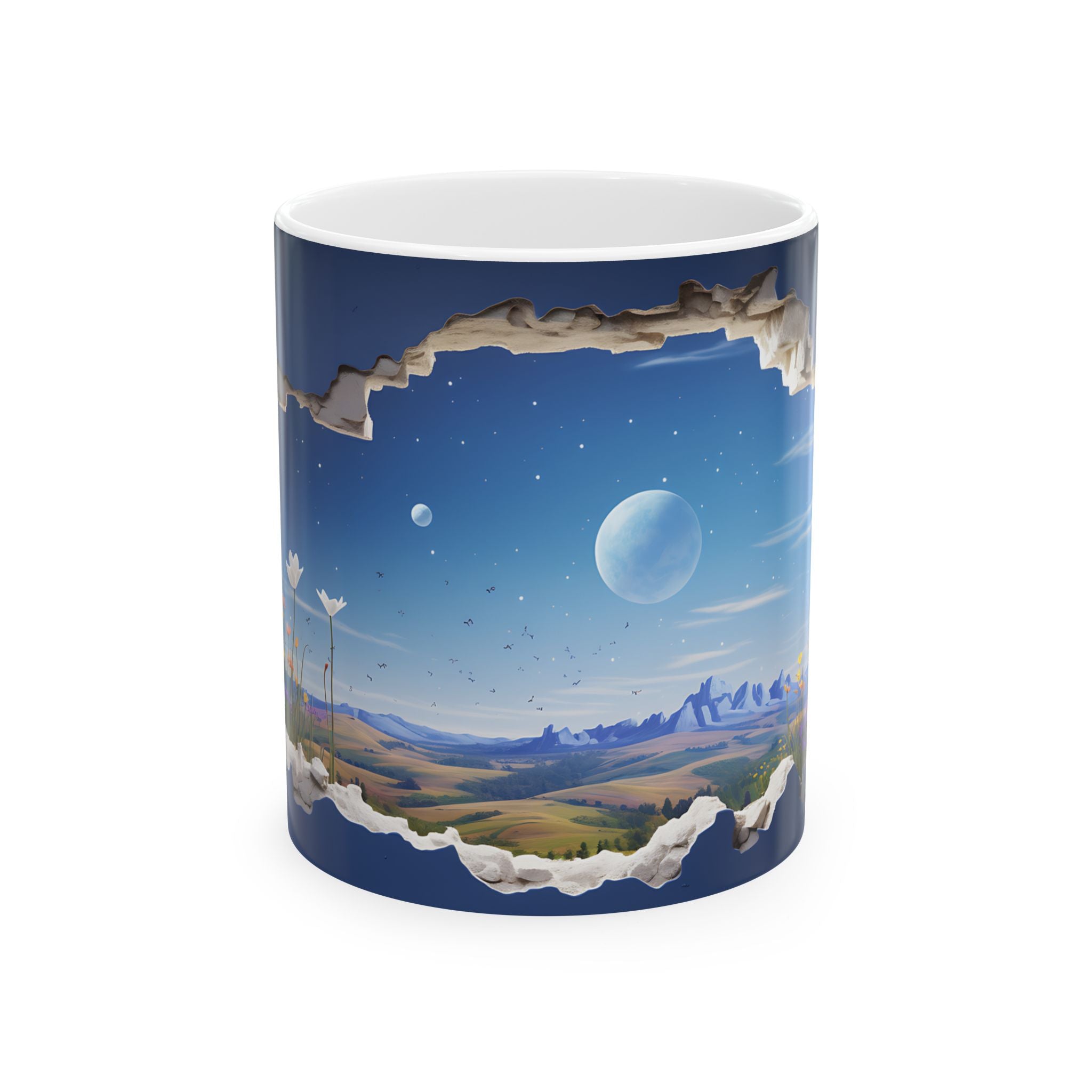 Surreal Landscape Mug: Dreamy Art