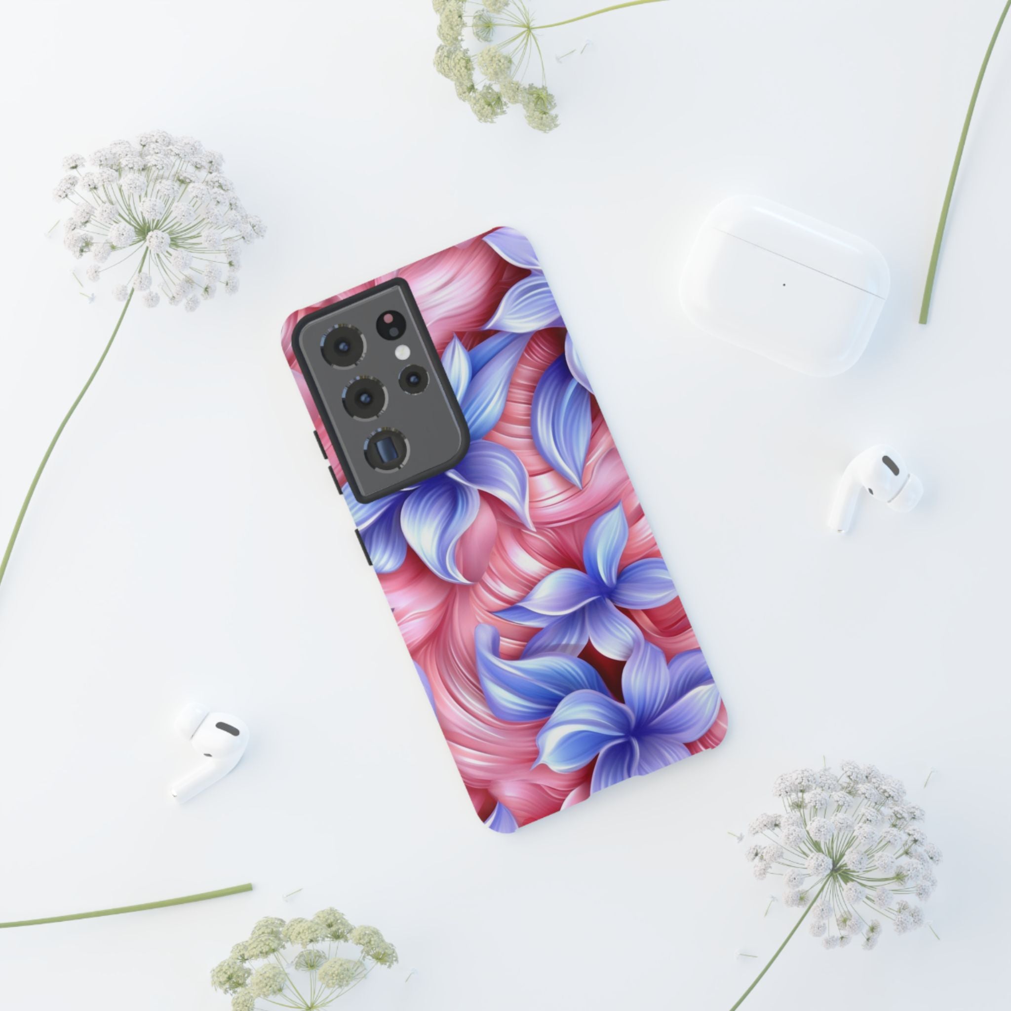 Dreamy Pink Floral Samsung Case