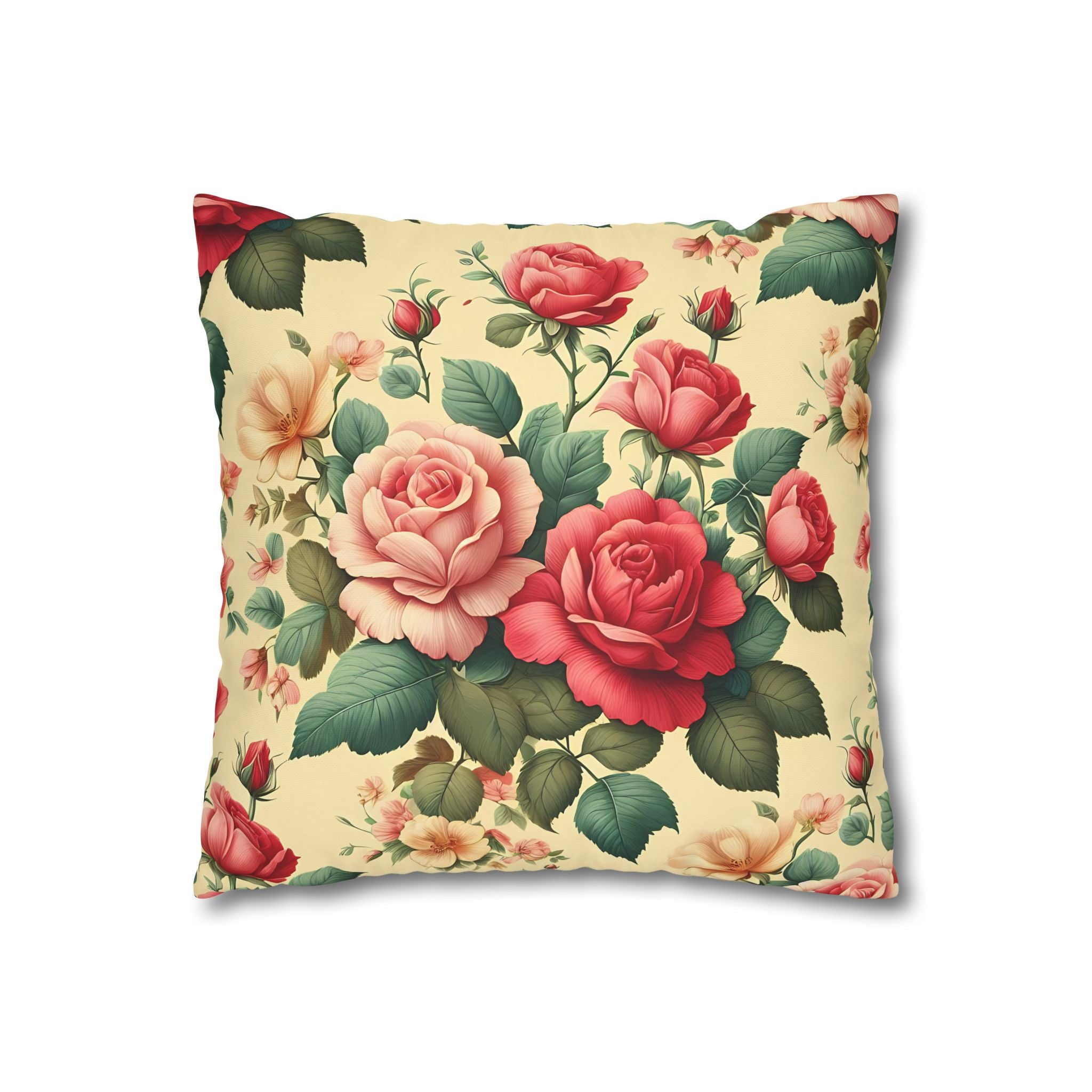 Vintage Rose Pillowcase - Floral Print