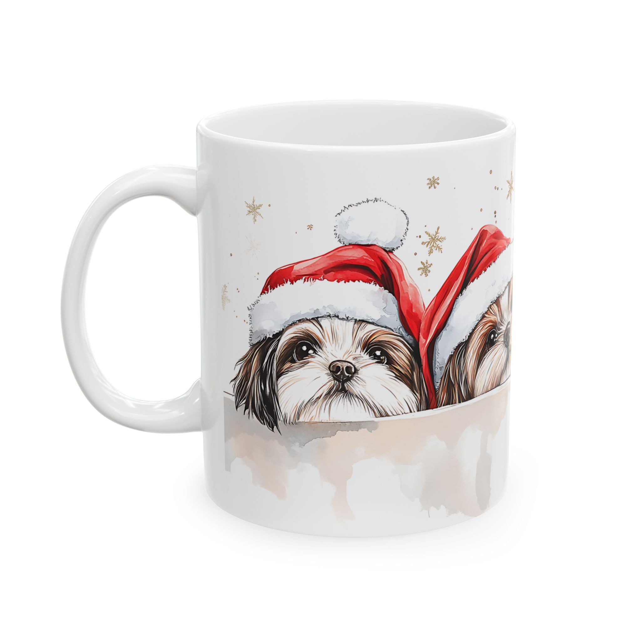 Shih Tzu Santa Mug: Christmas Cheer