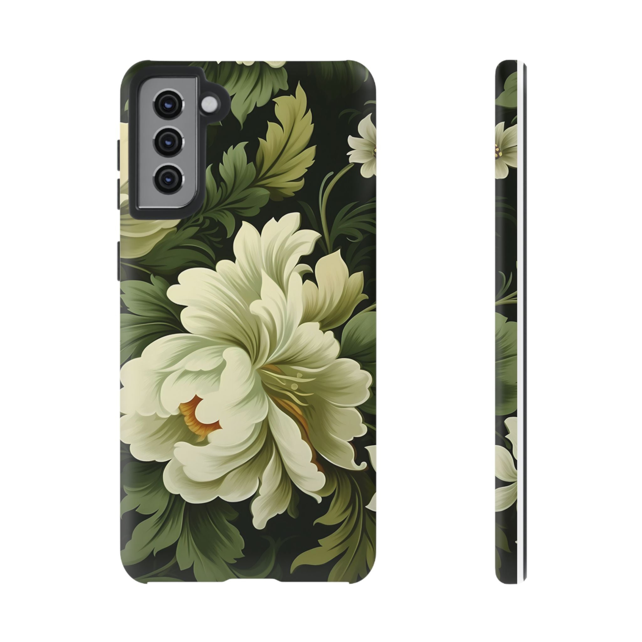 Opulent Floral Samsung Case - Dark Green