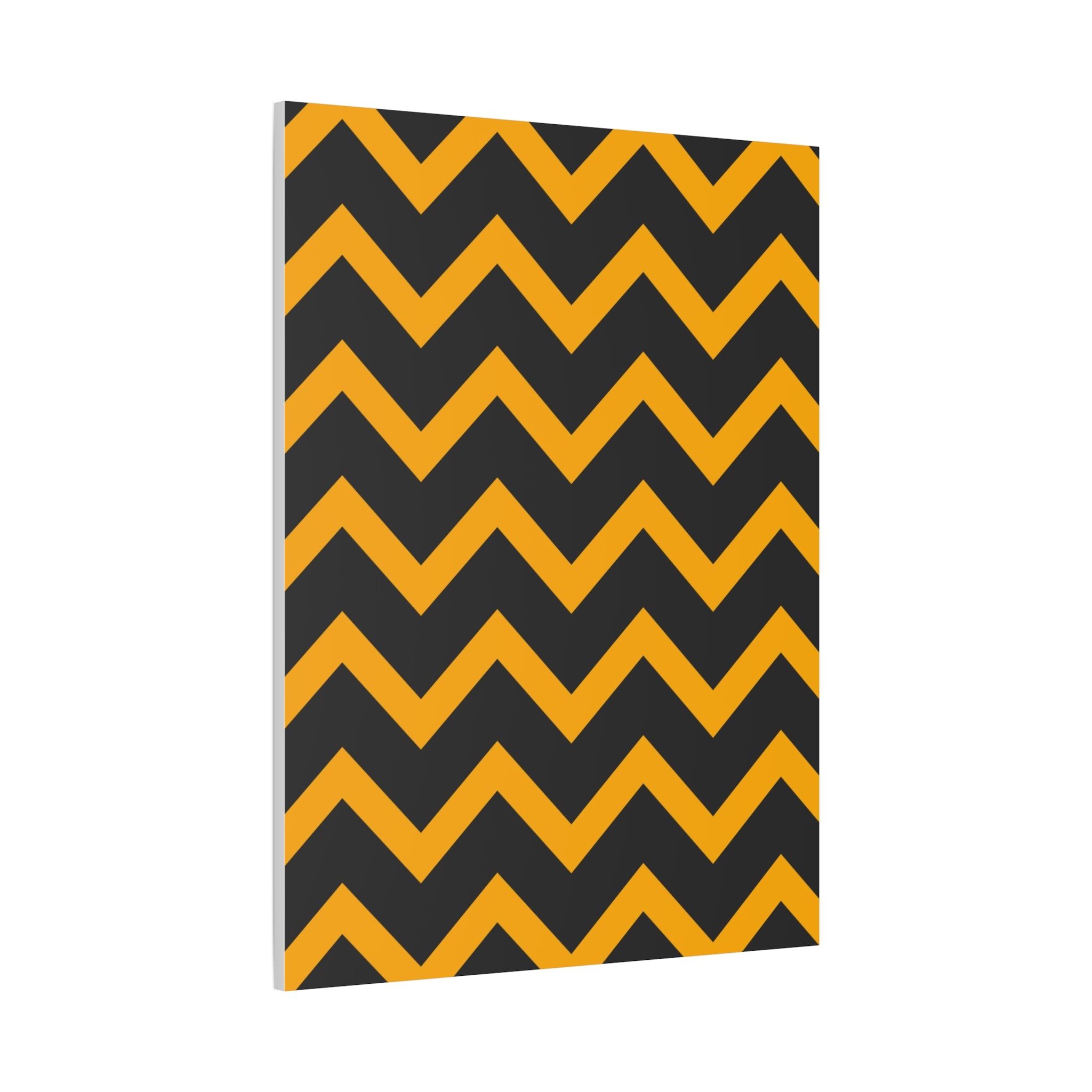 Bold Zigzag Geometric Canvas Art