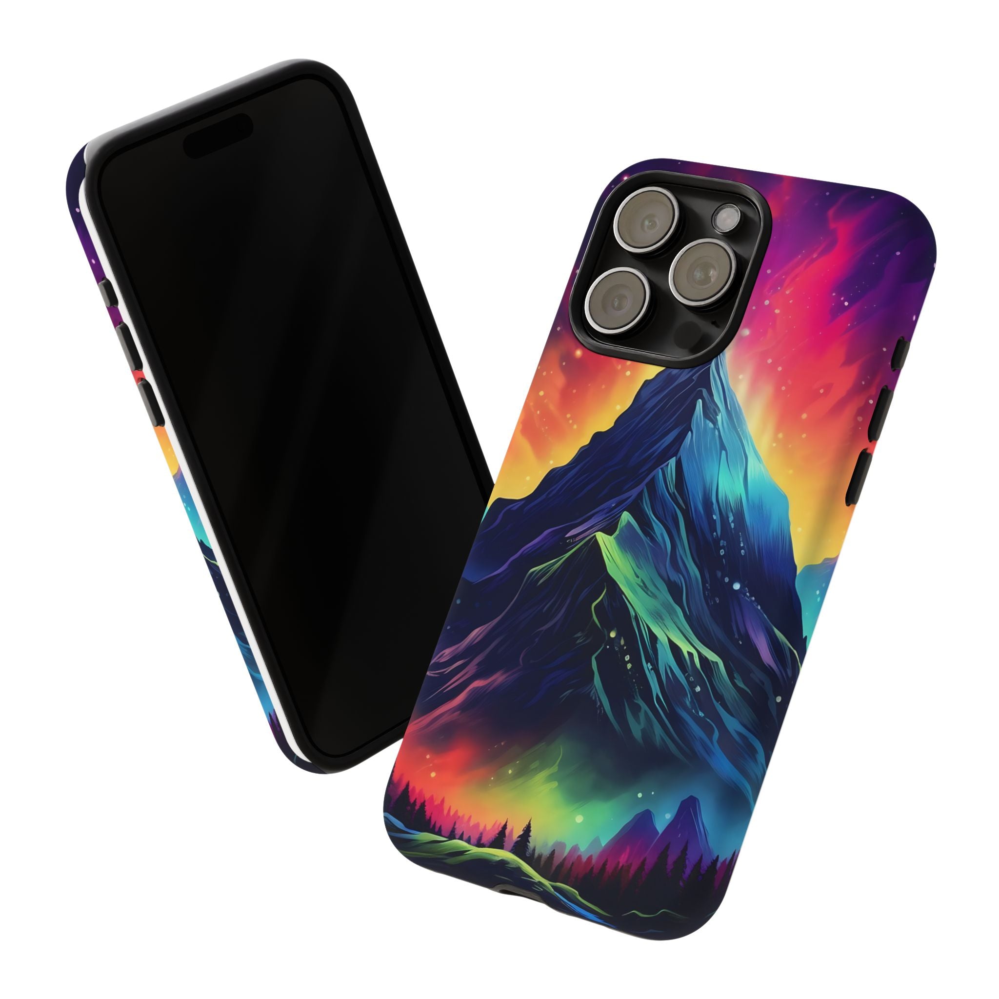 Cosmic Mountain iPhone Case - Hexagon Stone