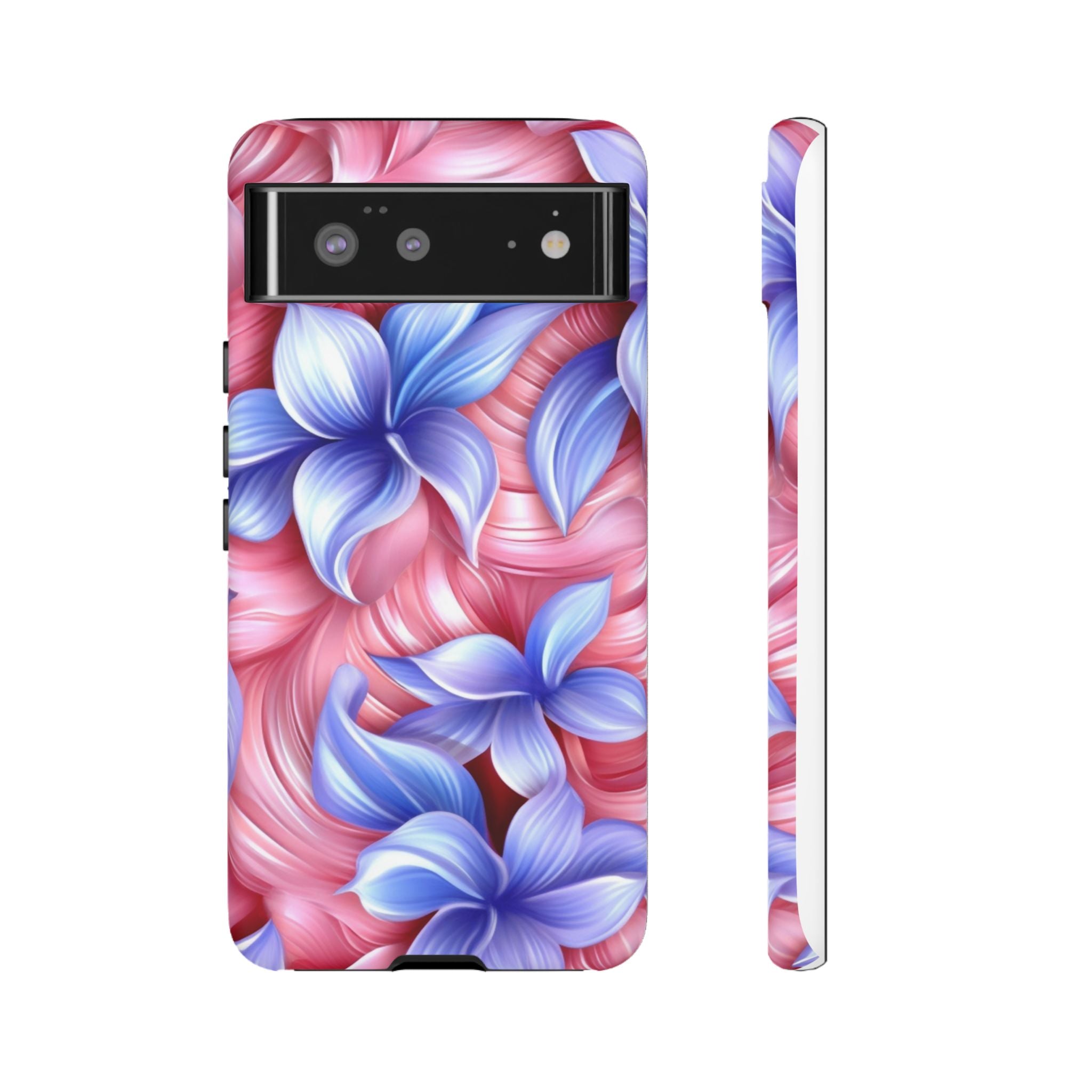 Whimsical Pink Flower Google Pixel Case (All Models)