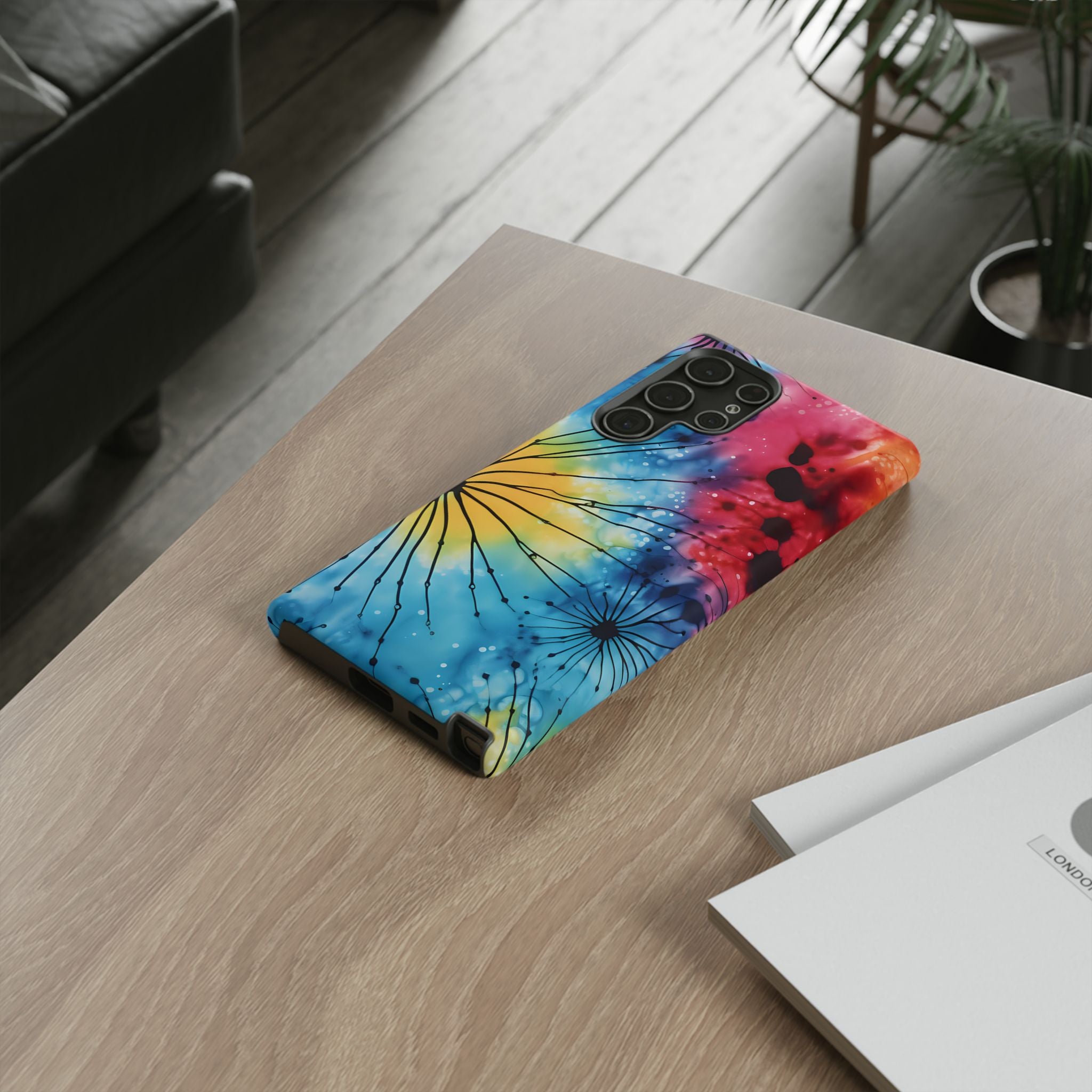 Cosmic Bloom Abstract Samsung Case