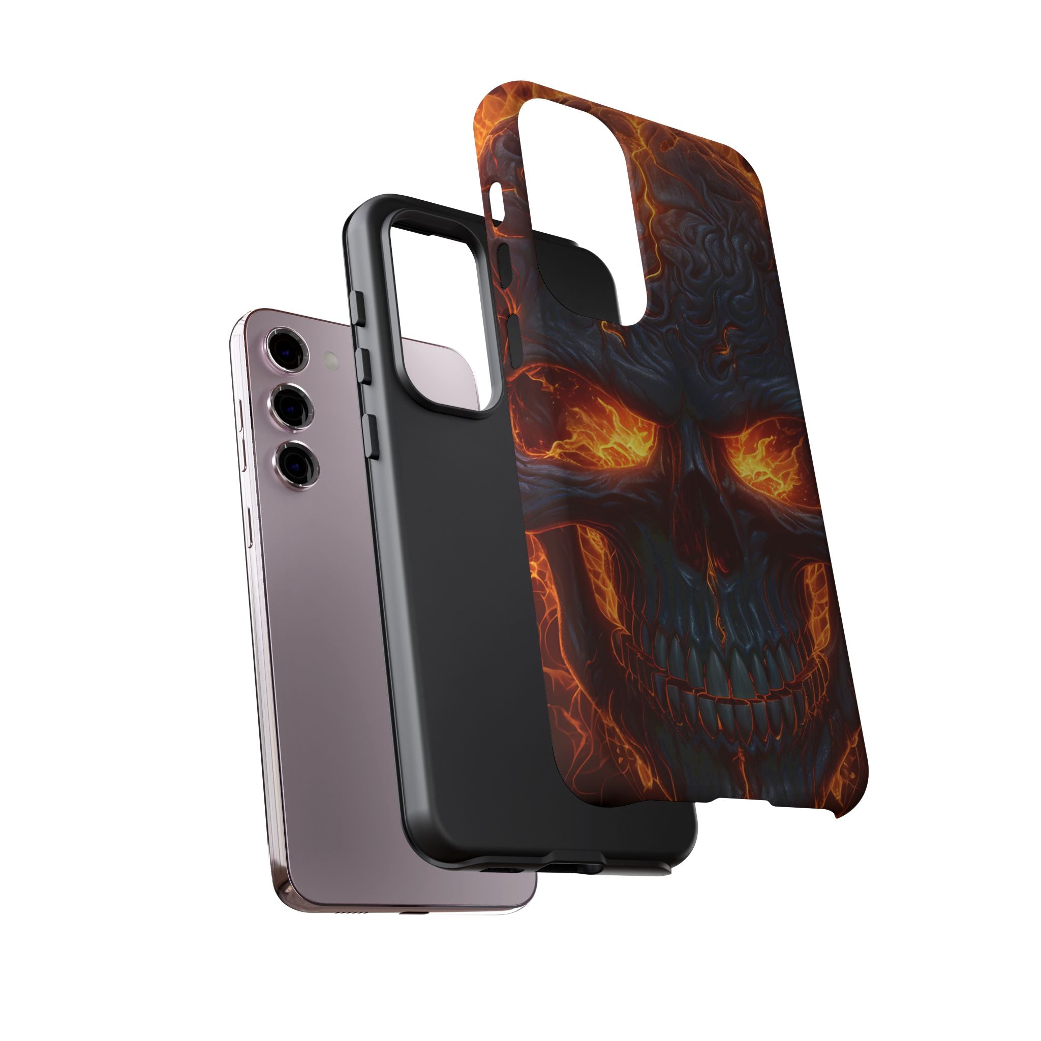 Fiery Skull Samsung Case