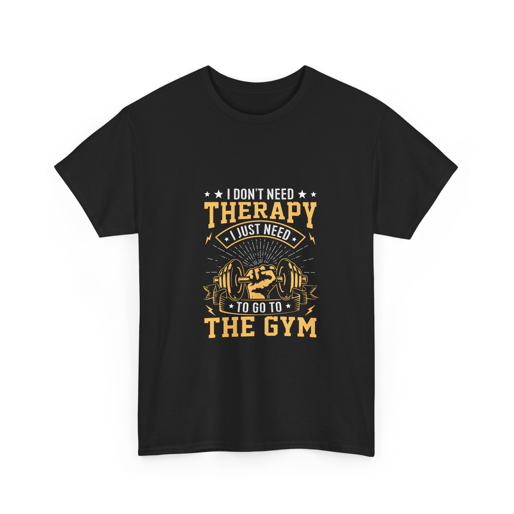 Gym Therapy T-Shirt - Vintage Fitness Quote