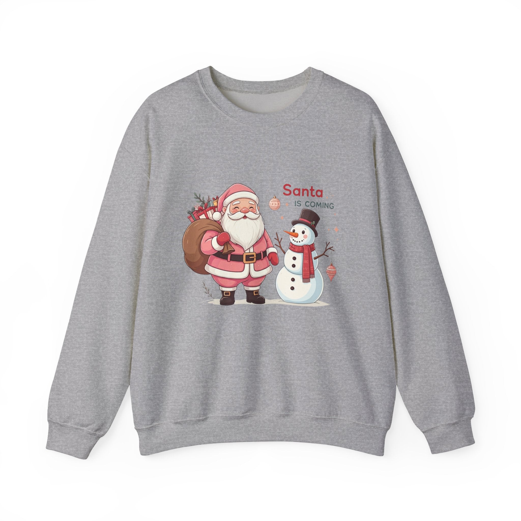 Pink Santa Christmas Sweatshirt