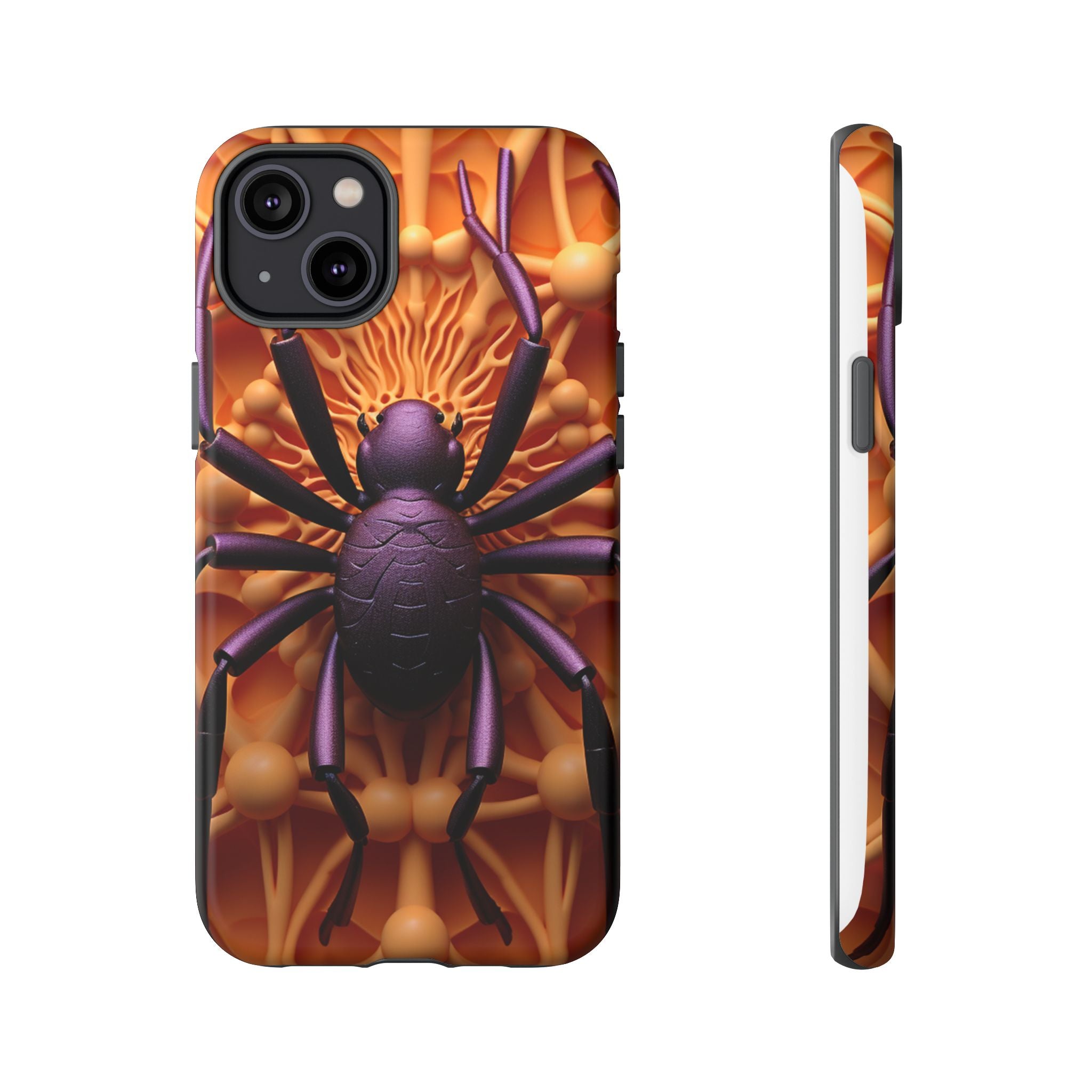 Metallic Spider Hexagon iPhone Case