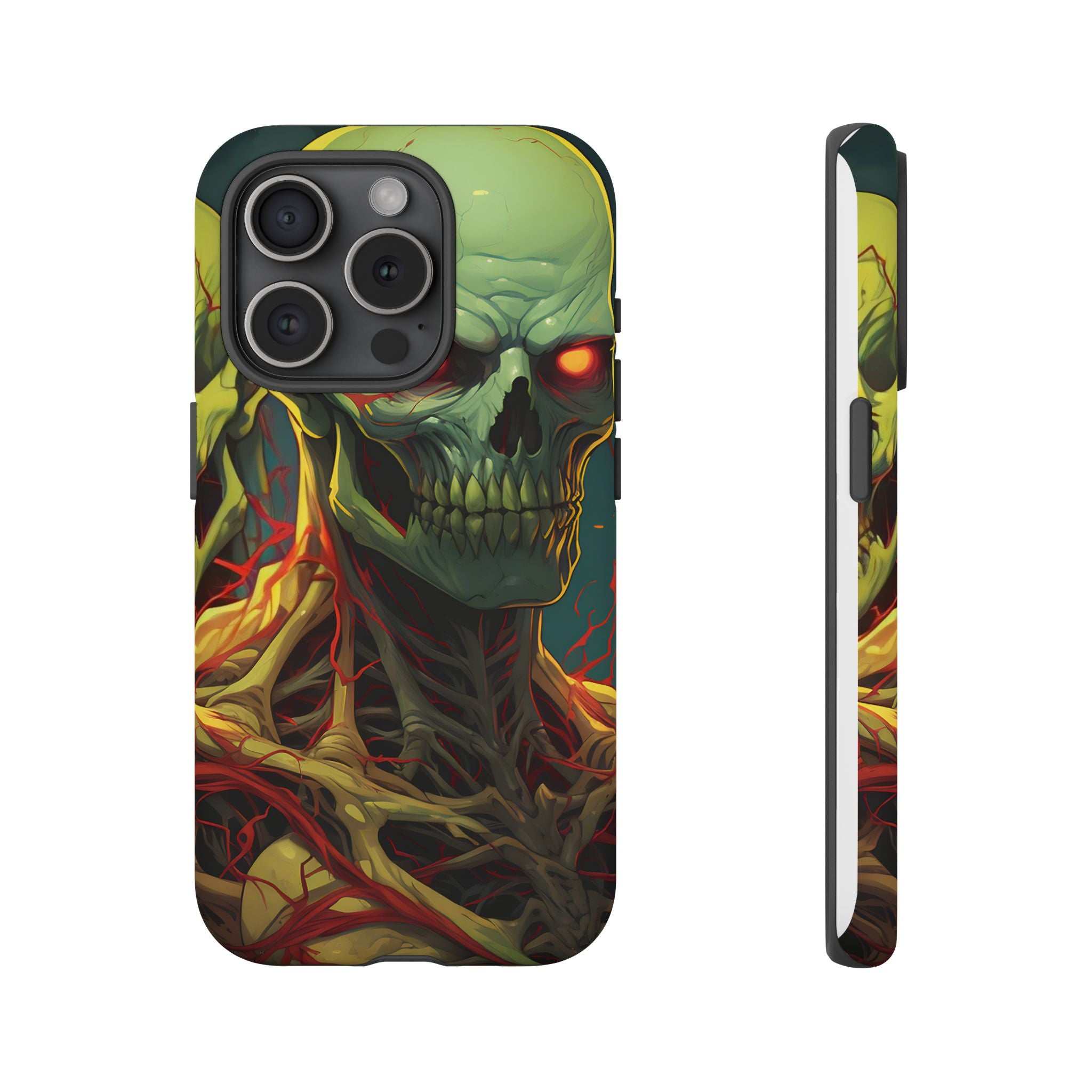 Glowing Skull Hexagon iPhone Case