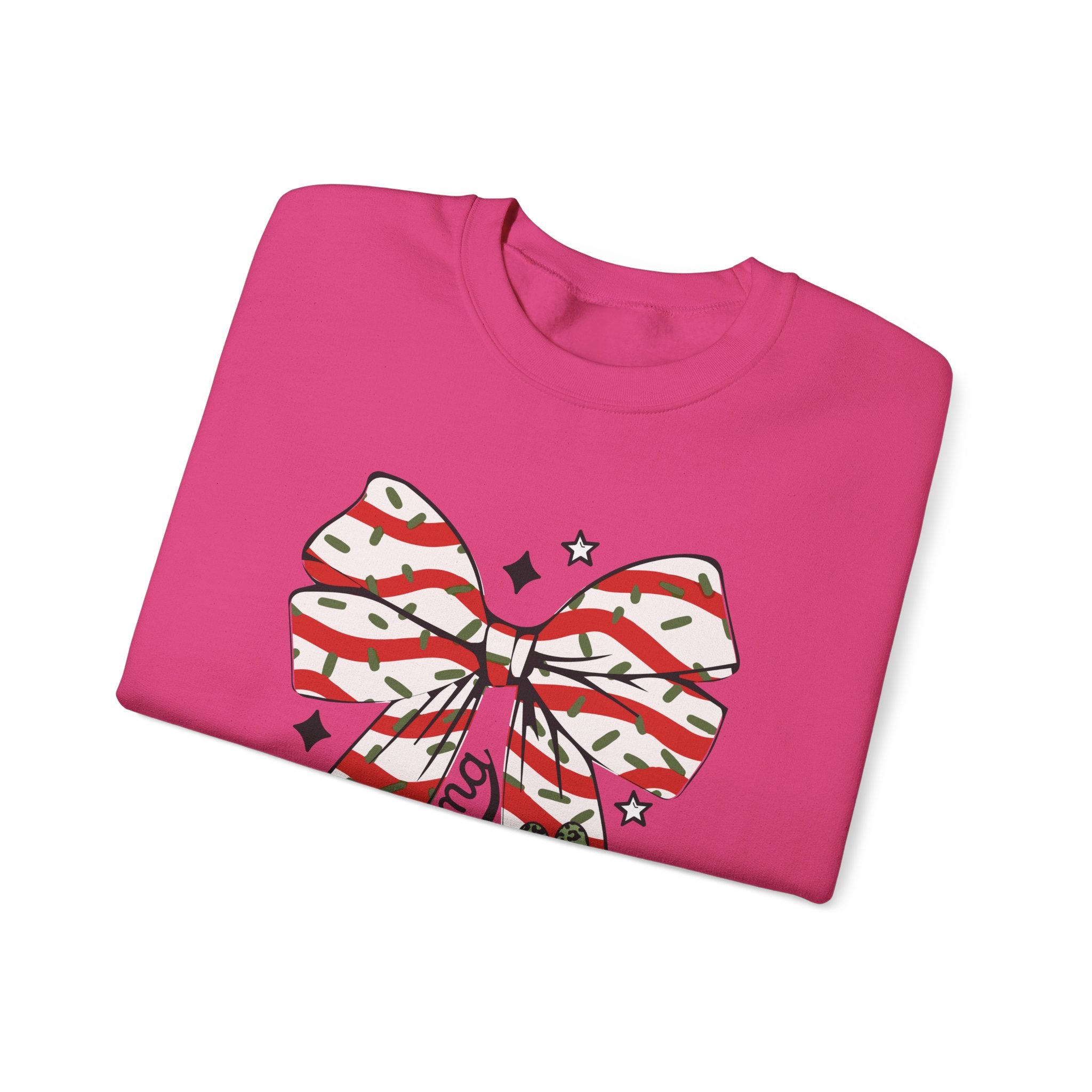 Dog Mama Christmas Bow Sweatshirt