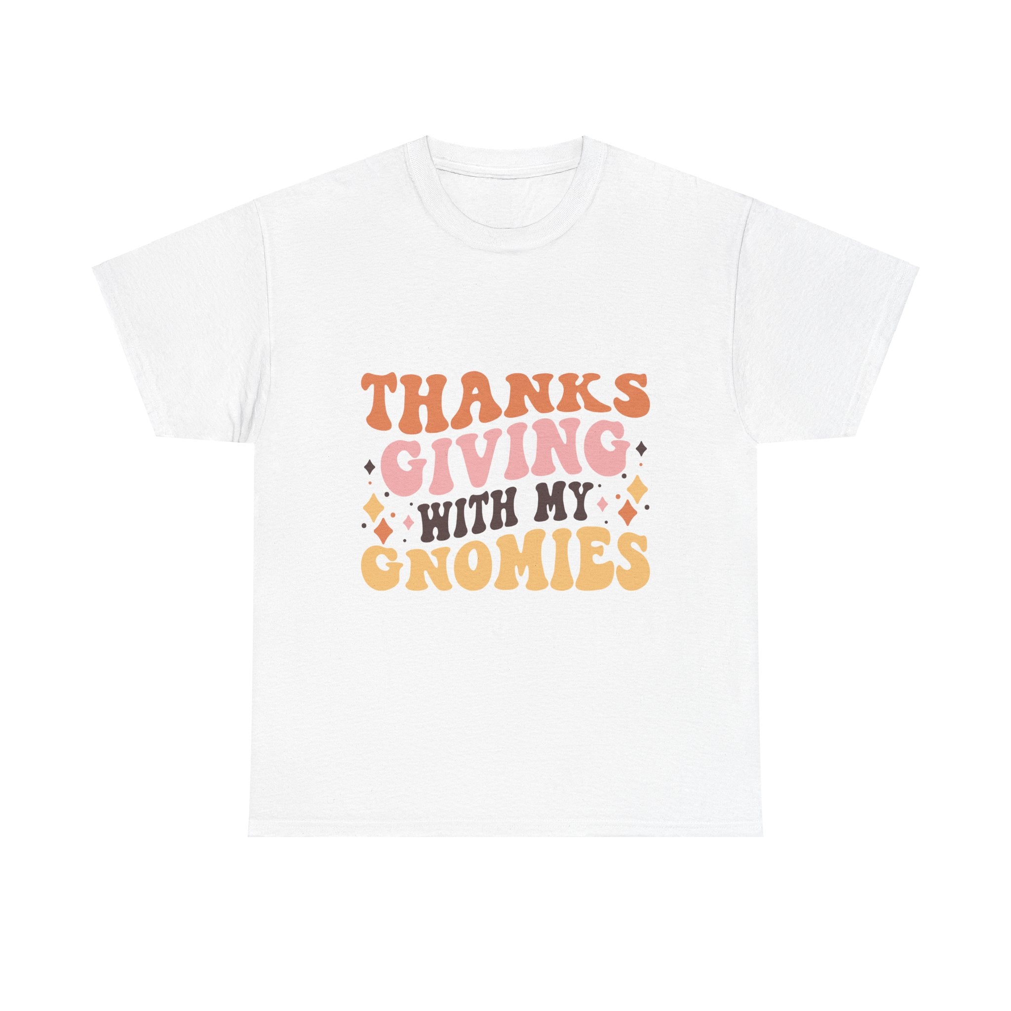 Thanksgiving Gnomes Retro T-Shirt