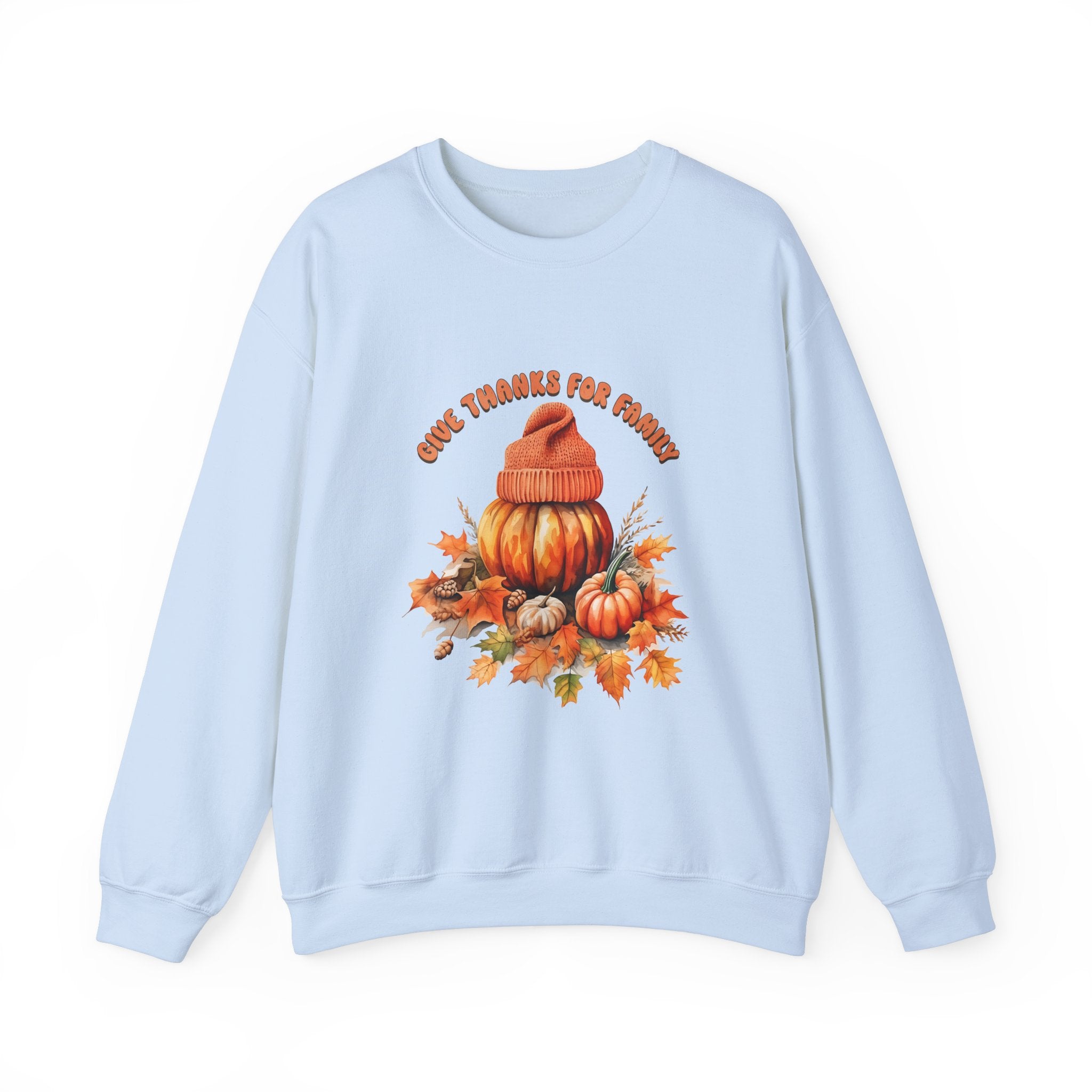 Give Thanks Family Watercolor Sweatshirt