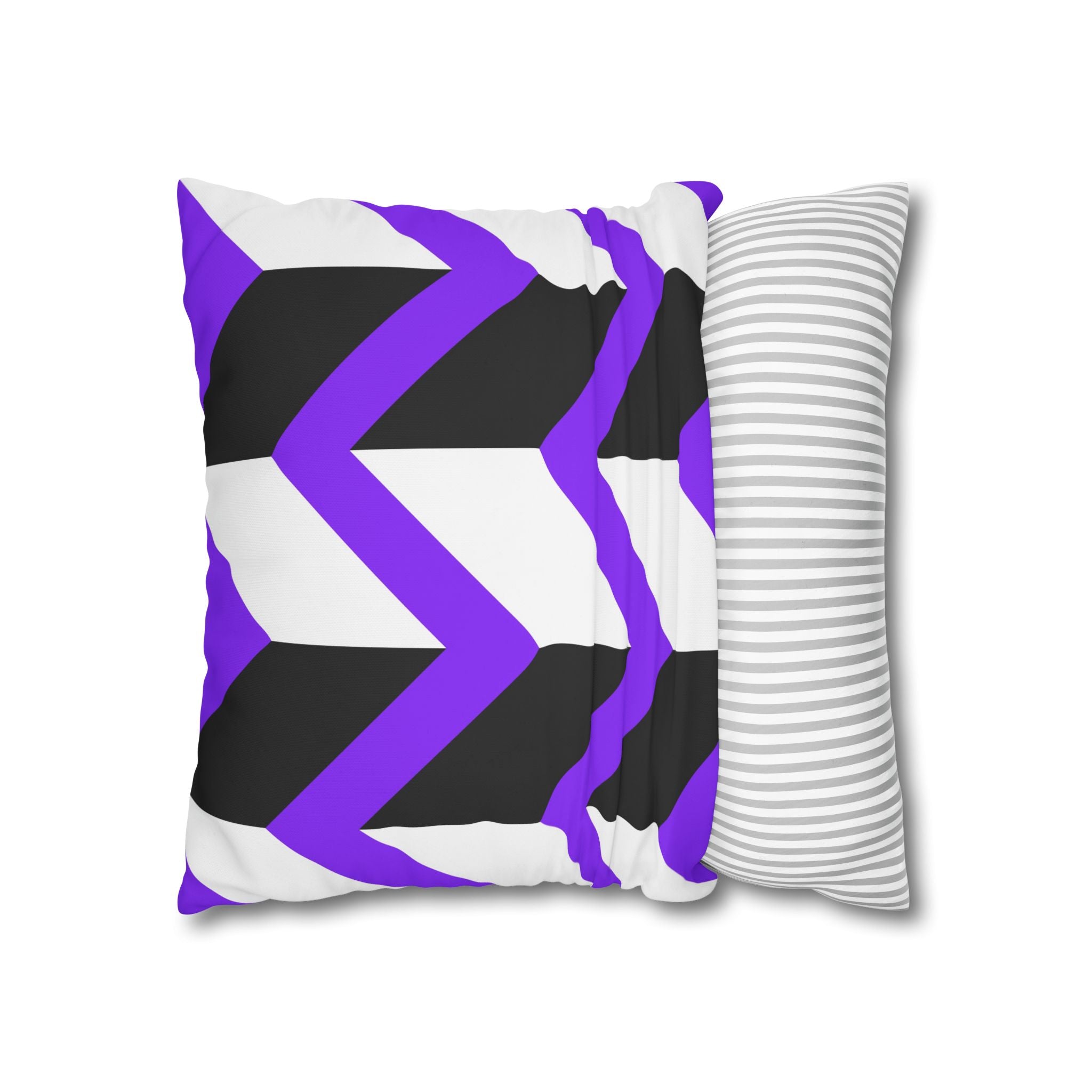 Geometric Zigzag Purple Pillowcase