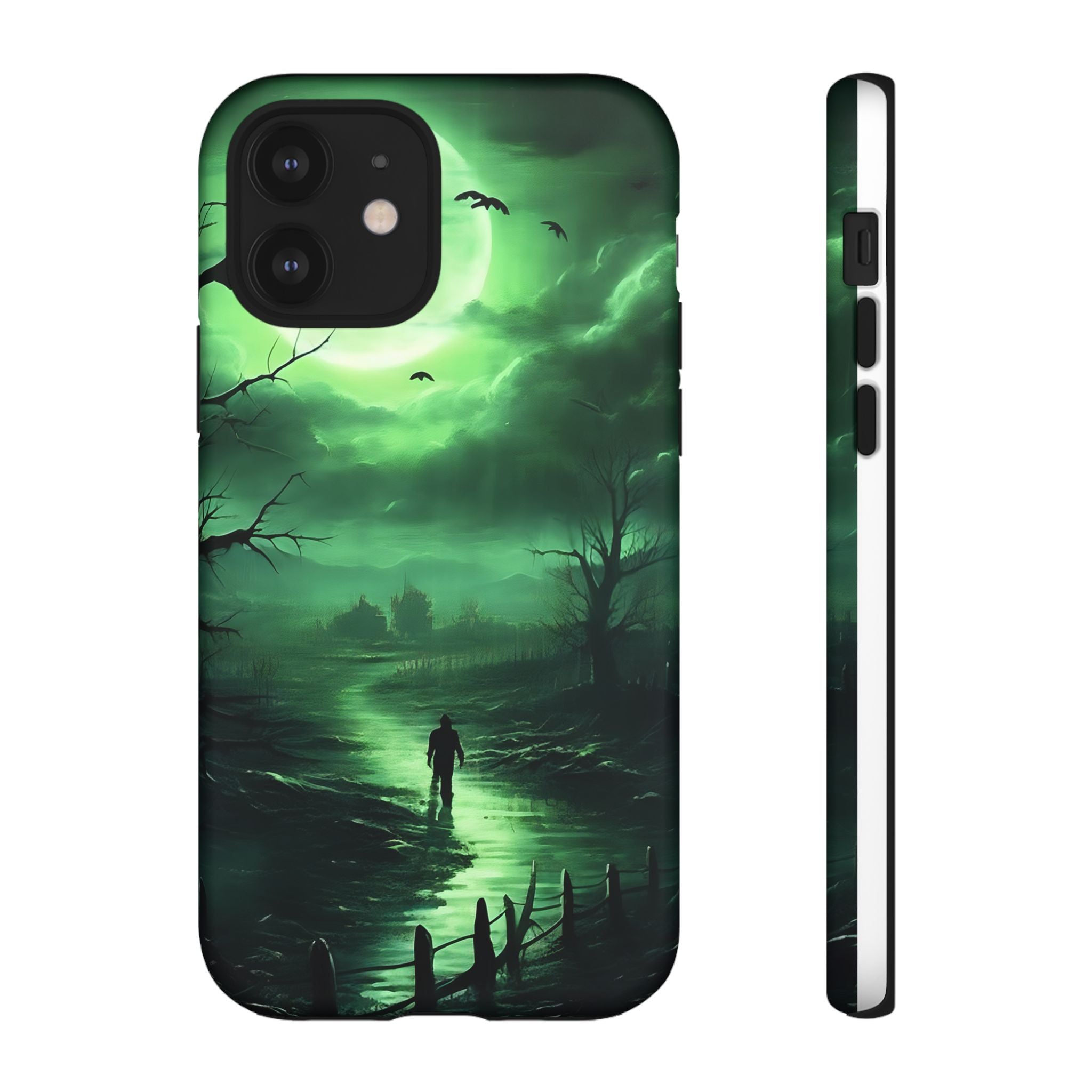 Swamp Moon Gothic iPhone Case - Hexagon Stone