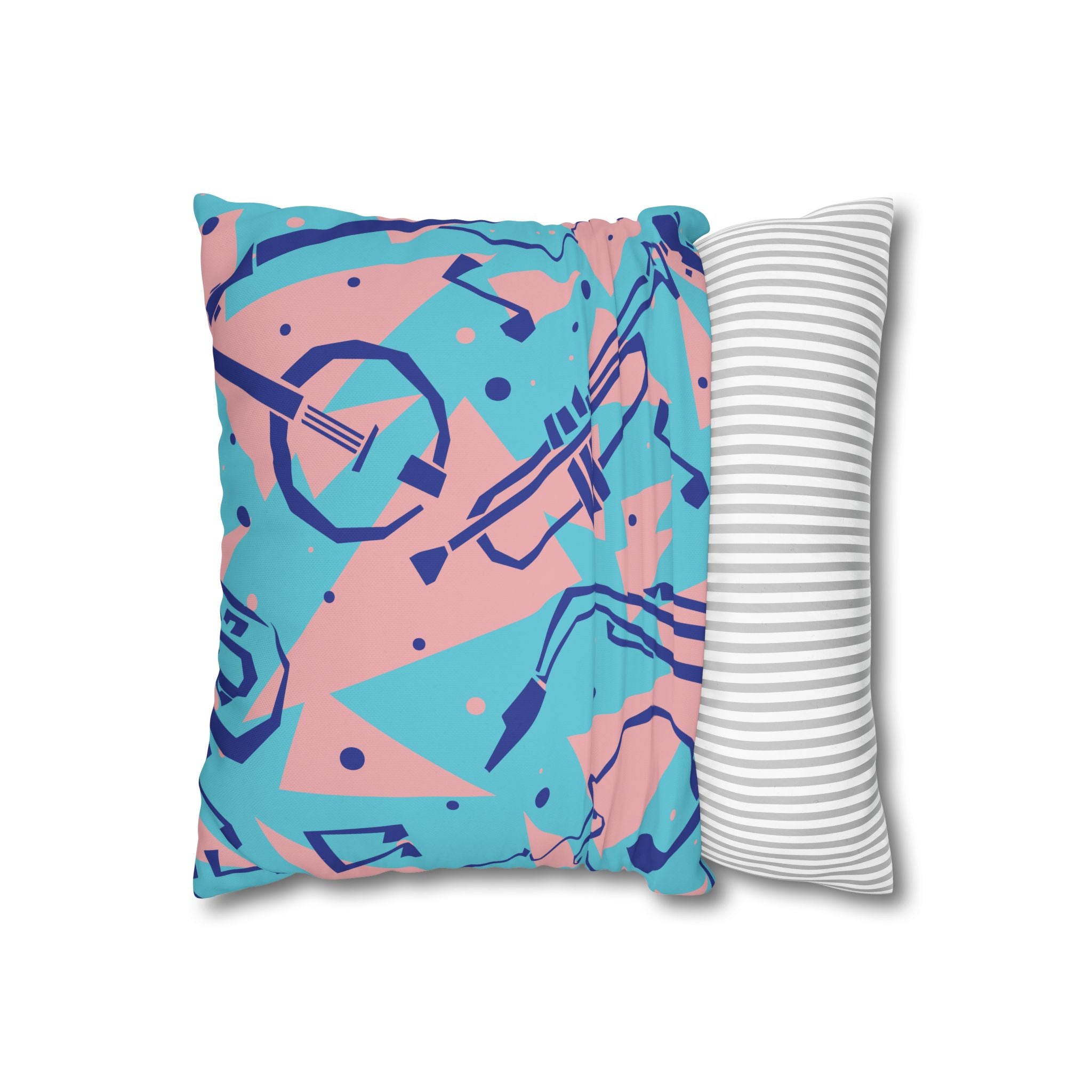 Retro Jazz Pillowcase - 80s Music Design