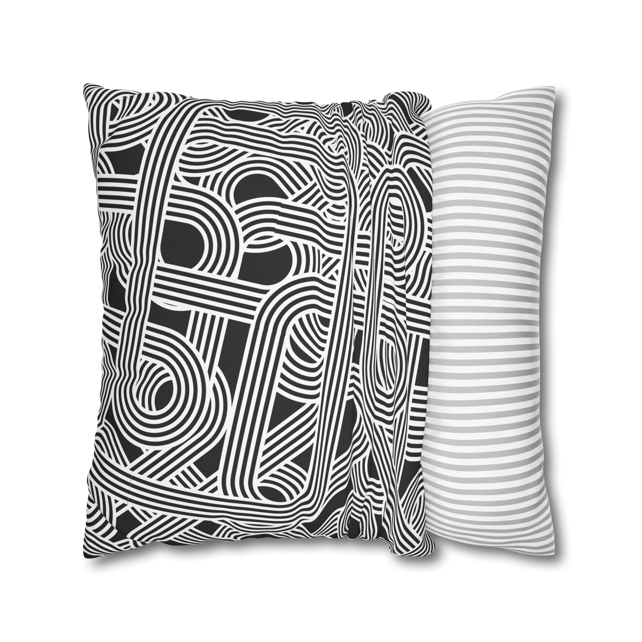 Retro Optical Illusion Pillowcase