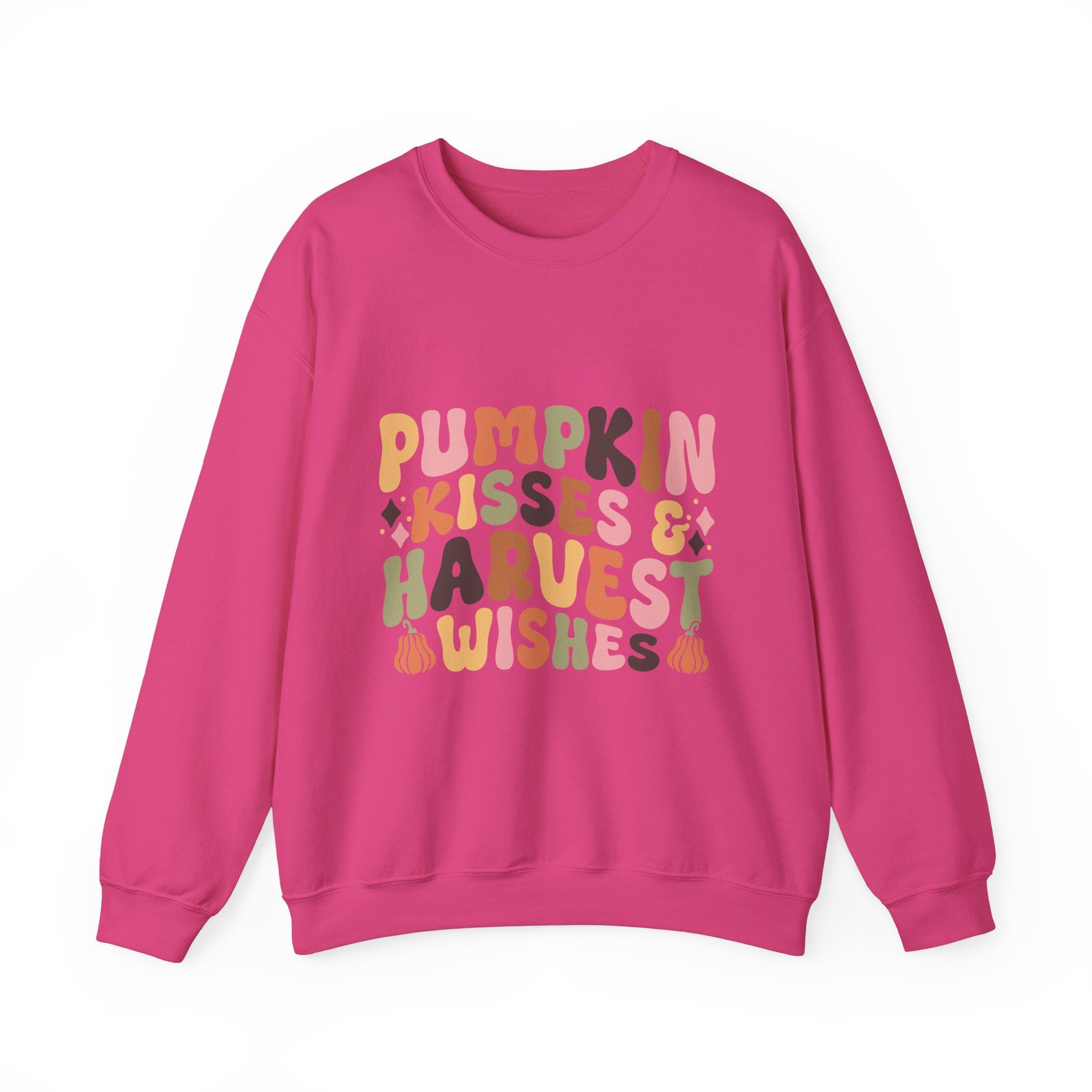 Pumpkin Kisses Harvest Wishes Sweatshirt