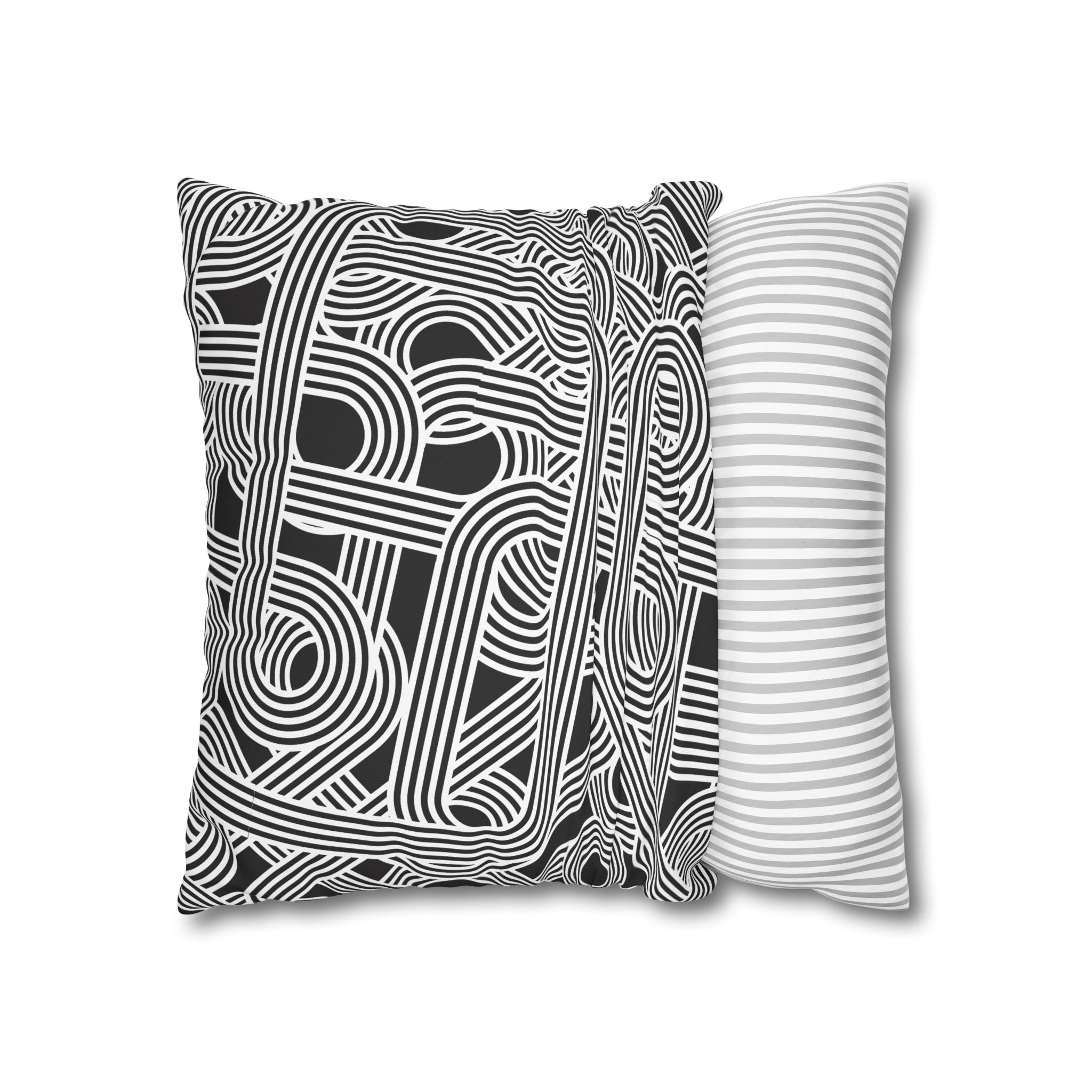 Retro Optical Illusion Pillowcase