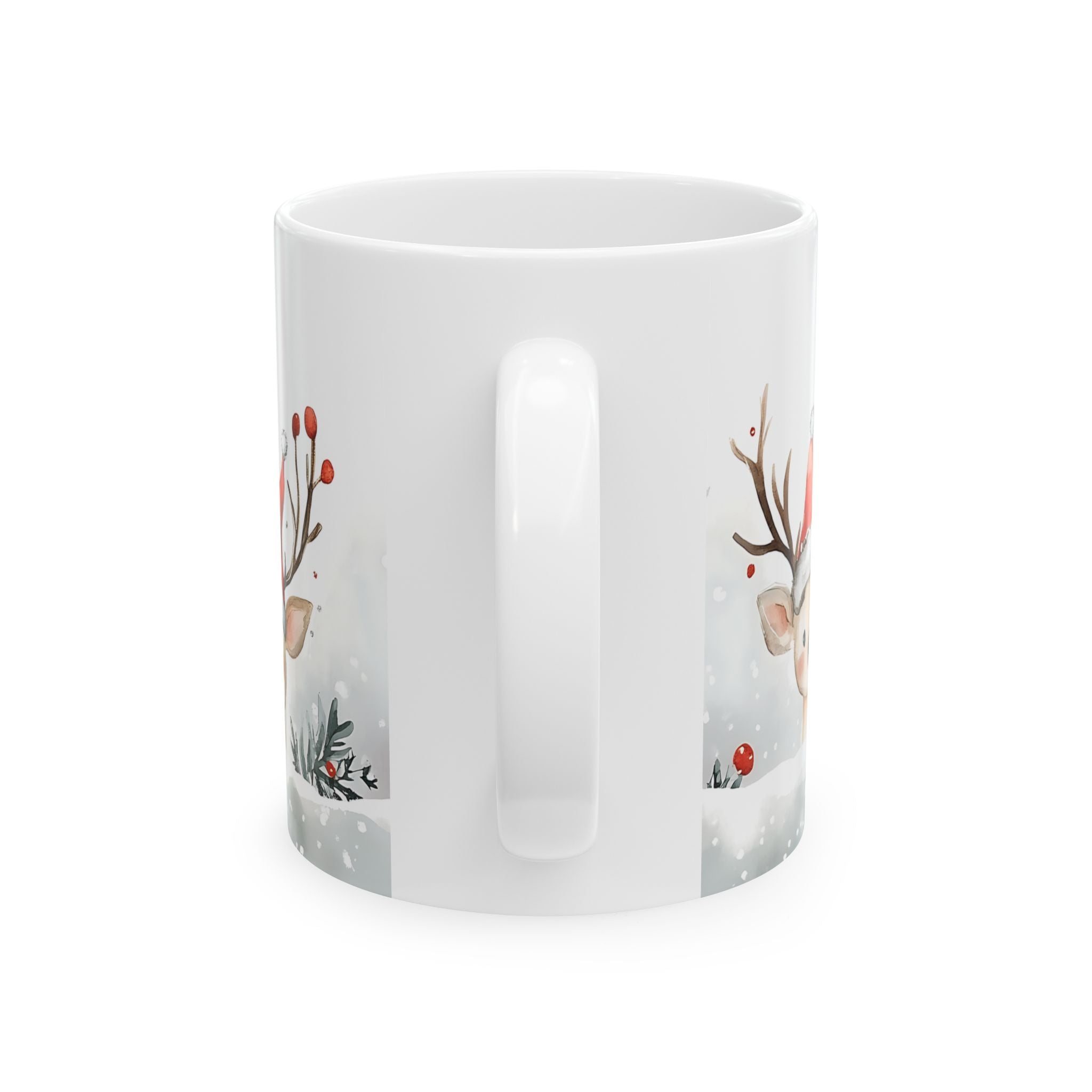 Cute Reindeer Christmas Mug