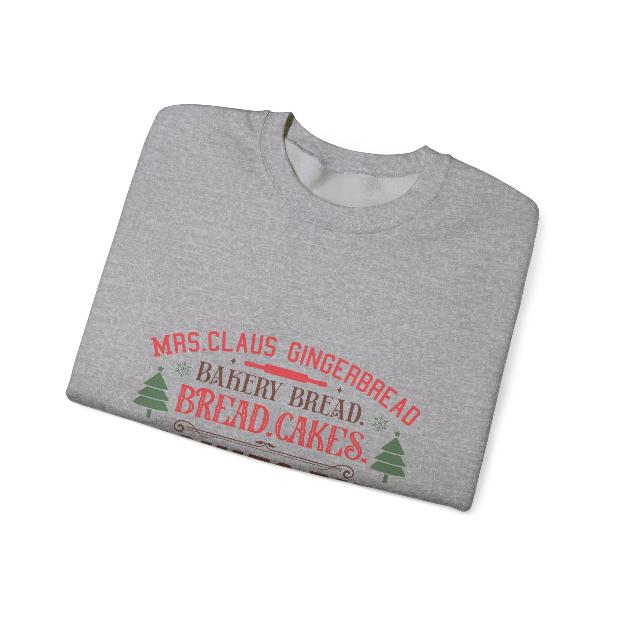 Mrs. Claus Gingerbread Bakery Sweatshirt