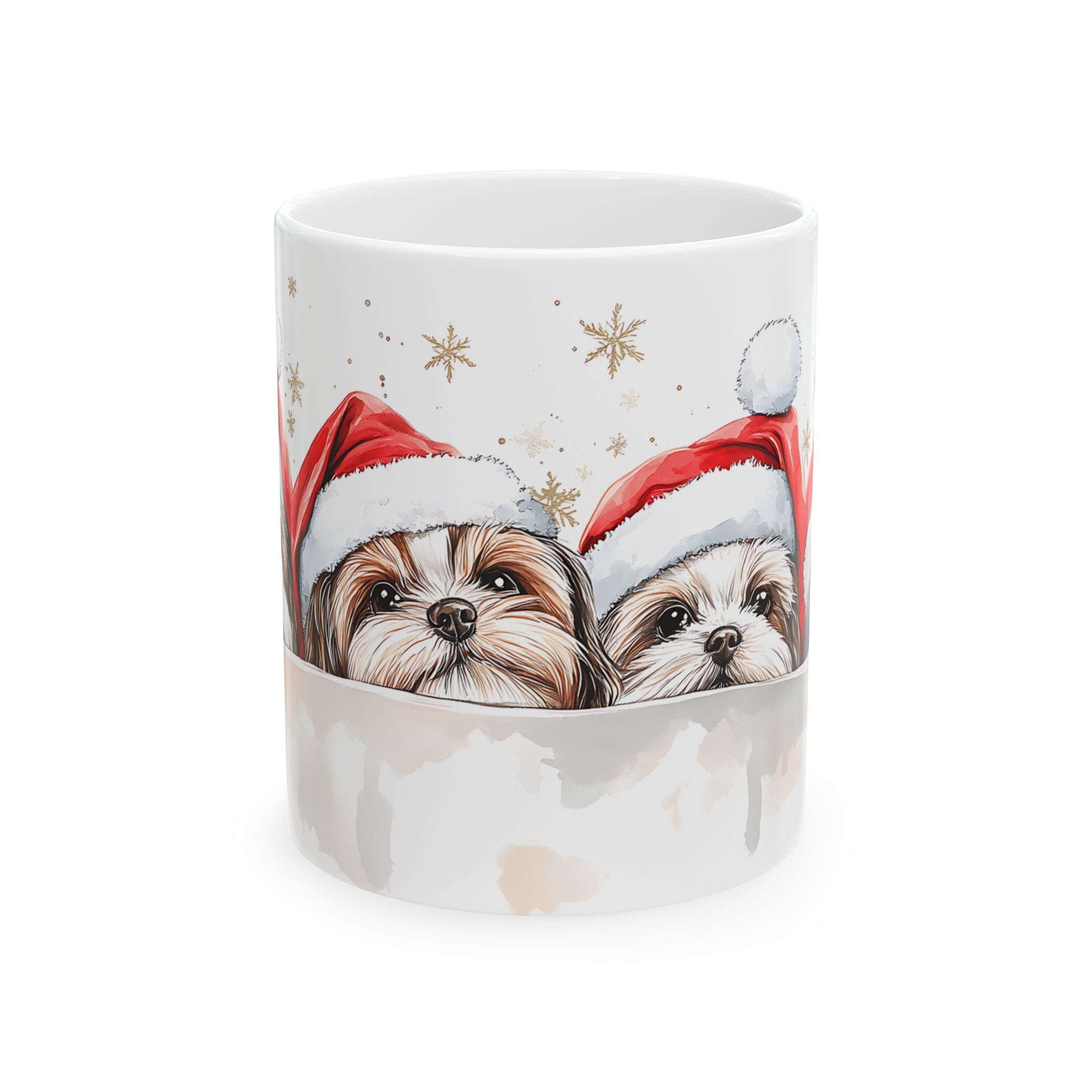 Shih Tzu Santa Mug: Christmas Cheer