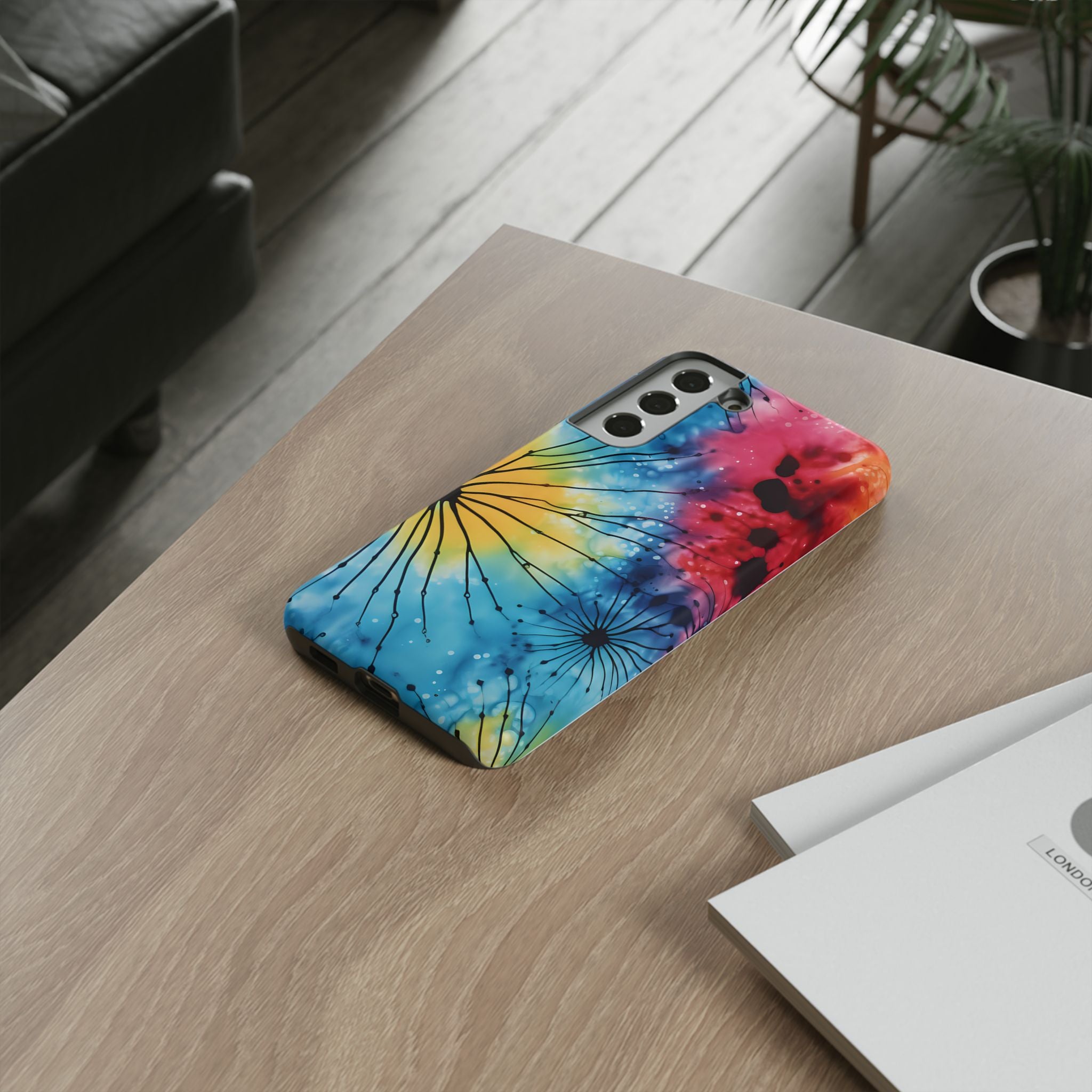 Cosmic Bloom Abstract Samsung Case