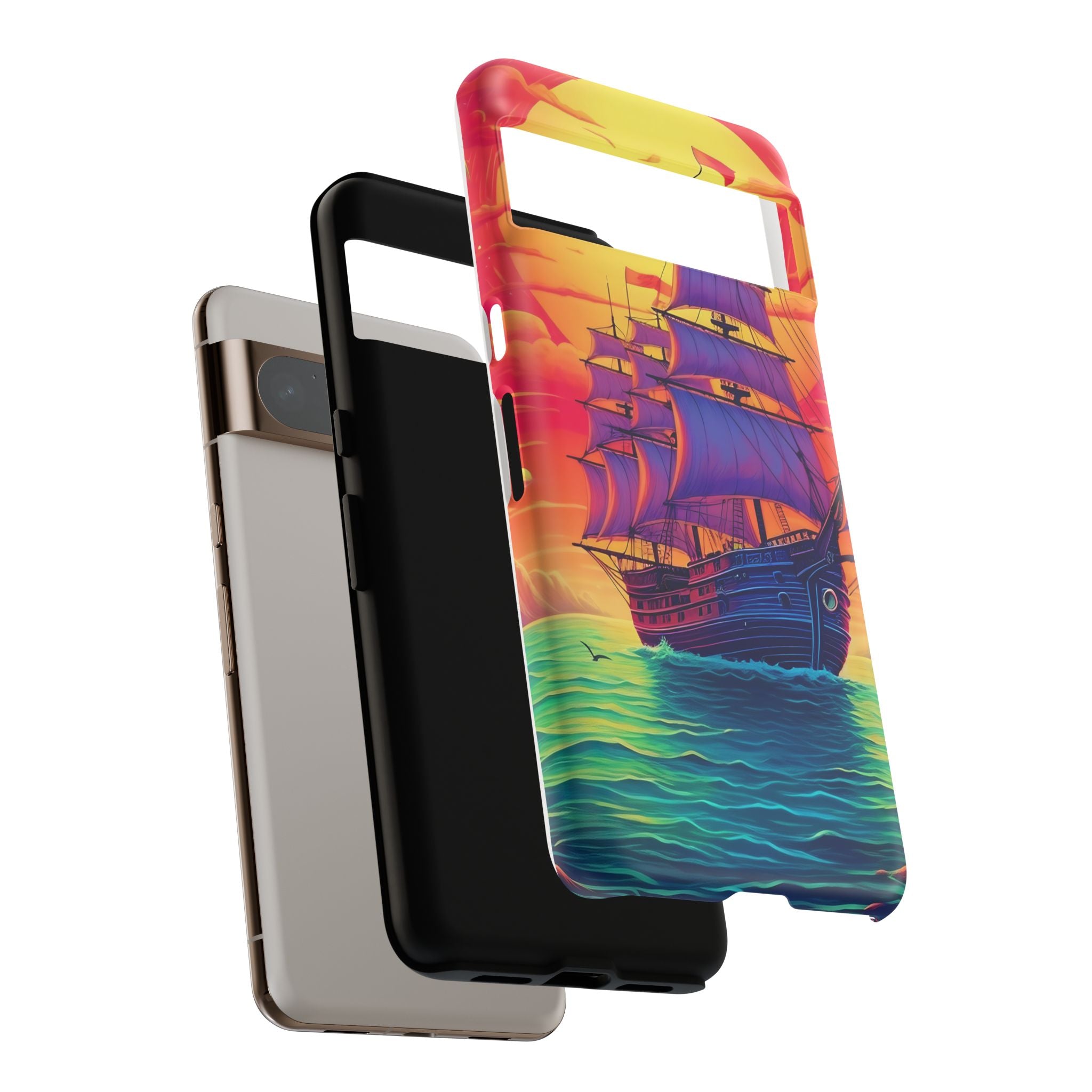 Sunset Galleon Google Pixel Case (All Models)